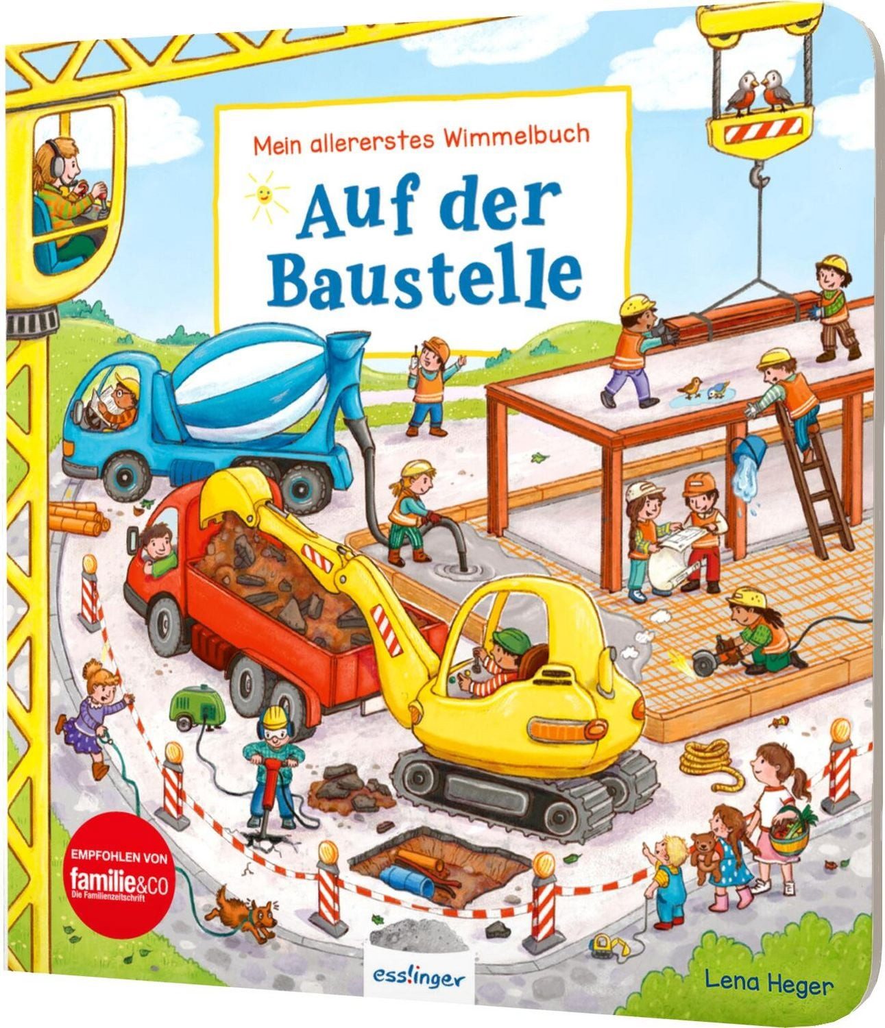 Mein allererstes Wimmelbuch: Auf der Baustelle / Sibylle Schumann, Für unterwegs und gegen Langeweile für kleine Wimmelbuch-Fans ab 2 Jahren