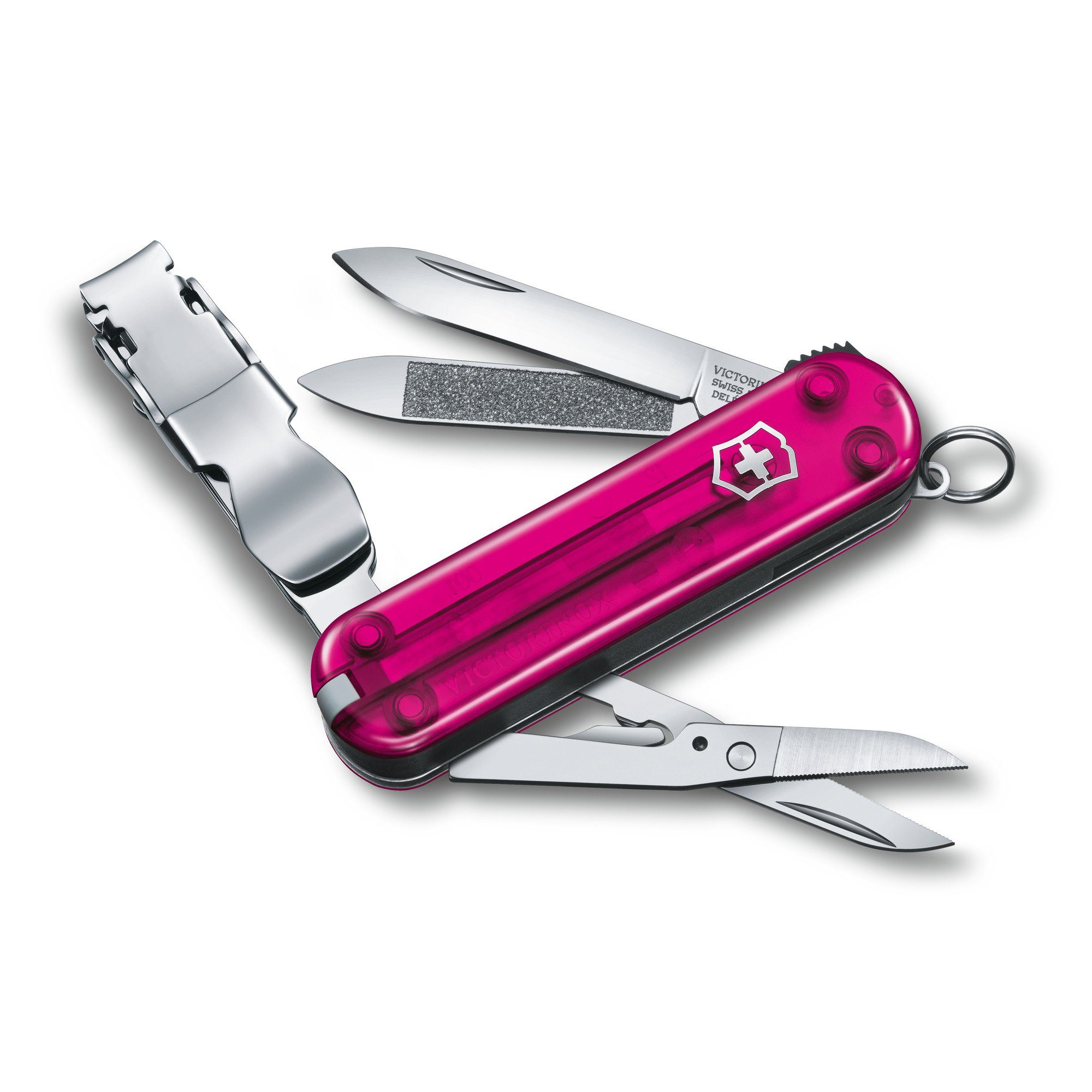 Victorinox Victorinox 65 580, transparent pink Nagelknipser mm, Nail Clip