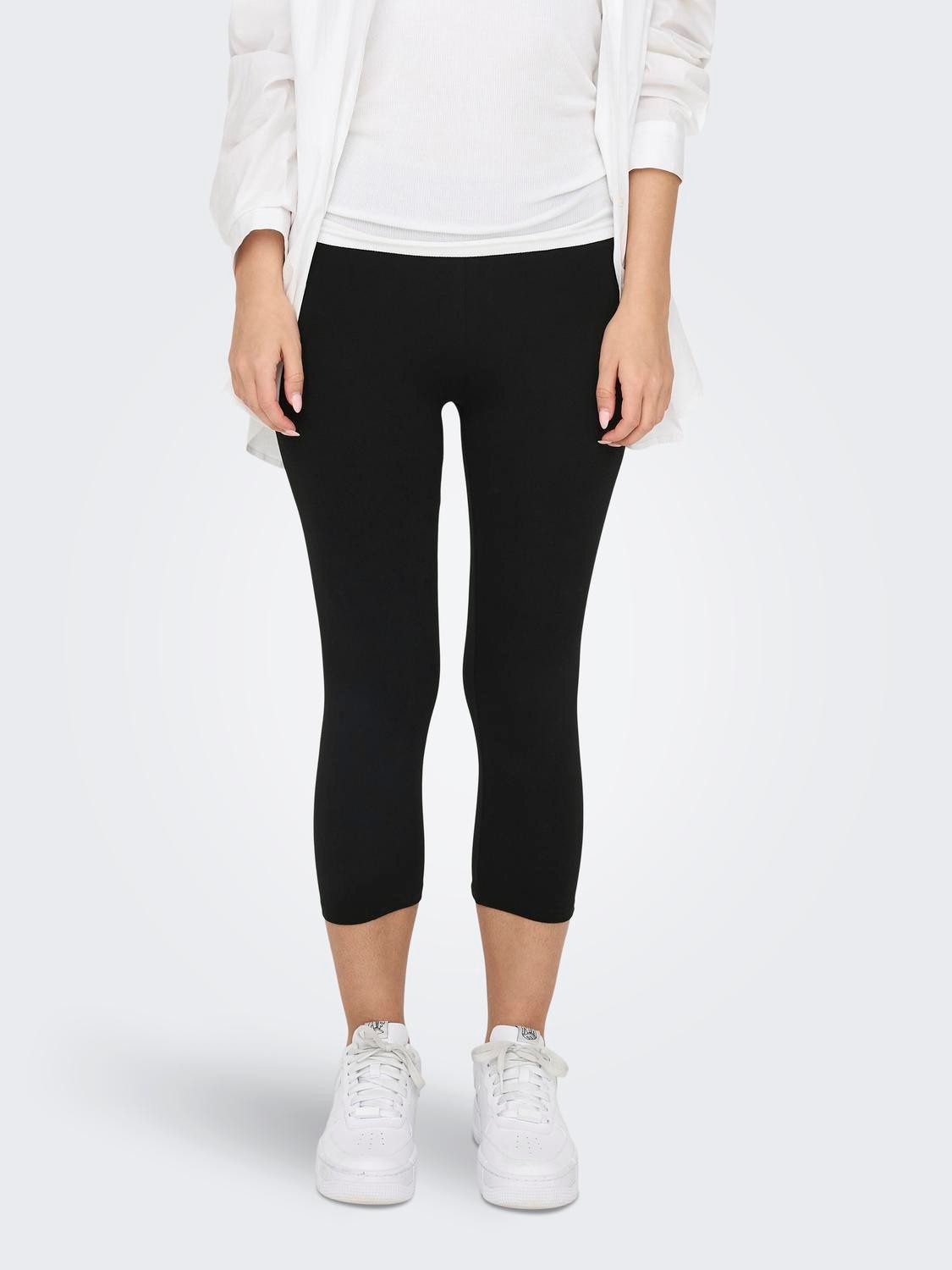 ONLY 3/4-Leggings ONLLIVE LOVE 3/4 CS LEGGINGS 2 PACK (Packung, 2-tlg)