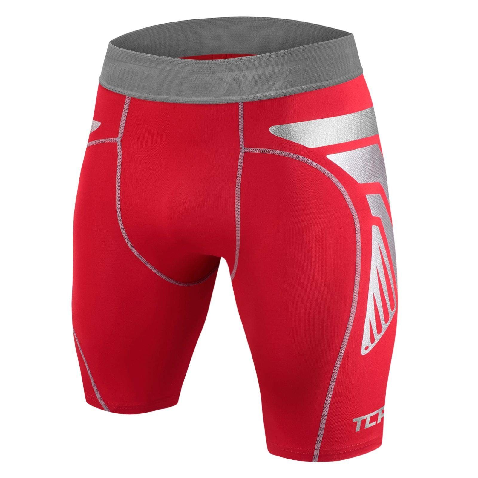 TCA Unterziehshirt TCA Herren CarbonForce Pro Thermo Shorts - Rot