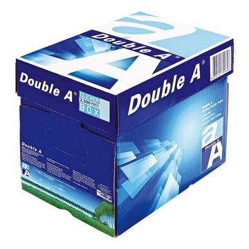 DOUBLE A Druckerpapier PREMIUM, Format DIN A4, 80 g/m², 162 CIE, 2500 Blatt