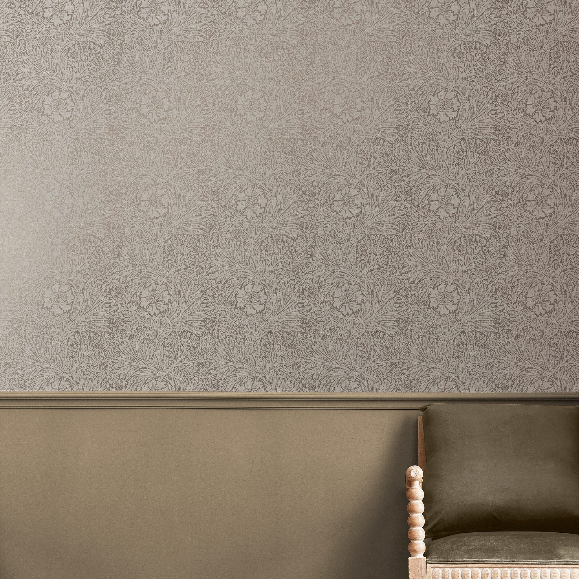 WILLIAM MORRIS AT HOME Vliestapete Marigold Fibrous, texturiert, Retro, (1 St), Design Обои
