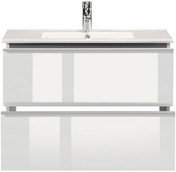 CYGNUS BATH Waschtisch Malaga 800, Breite 80 cm, Tiefe 36 cm, SlimLine