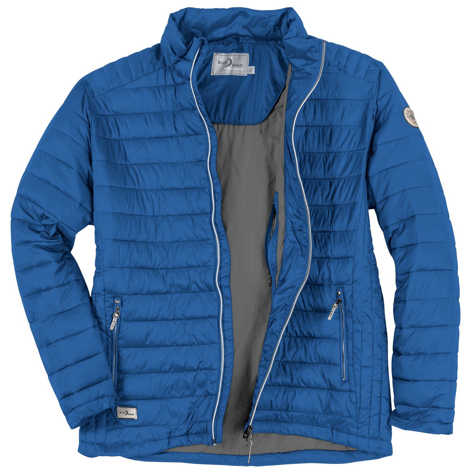 Blue Wave Steppjacke Große Größen Herren Steppjacke royalblau Ivan Blue