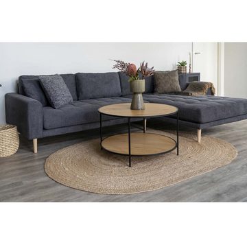 ebuy24 Sofa Lido Sofa, Loungesofa links gewendet mit 4 Kissen