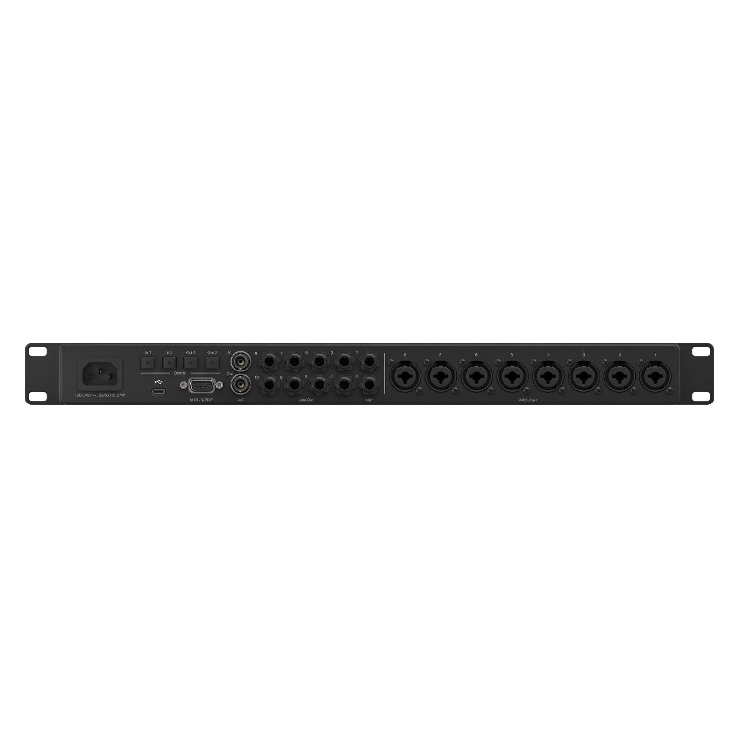 Fender Fender Audio-Interface Quantum HD 8 26-Kanal mit 2x Kabel Digitales Aufnahmegerät (Vorteils-Set mit Klinkenkabel)