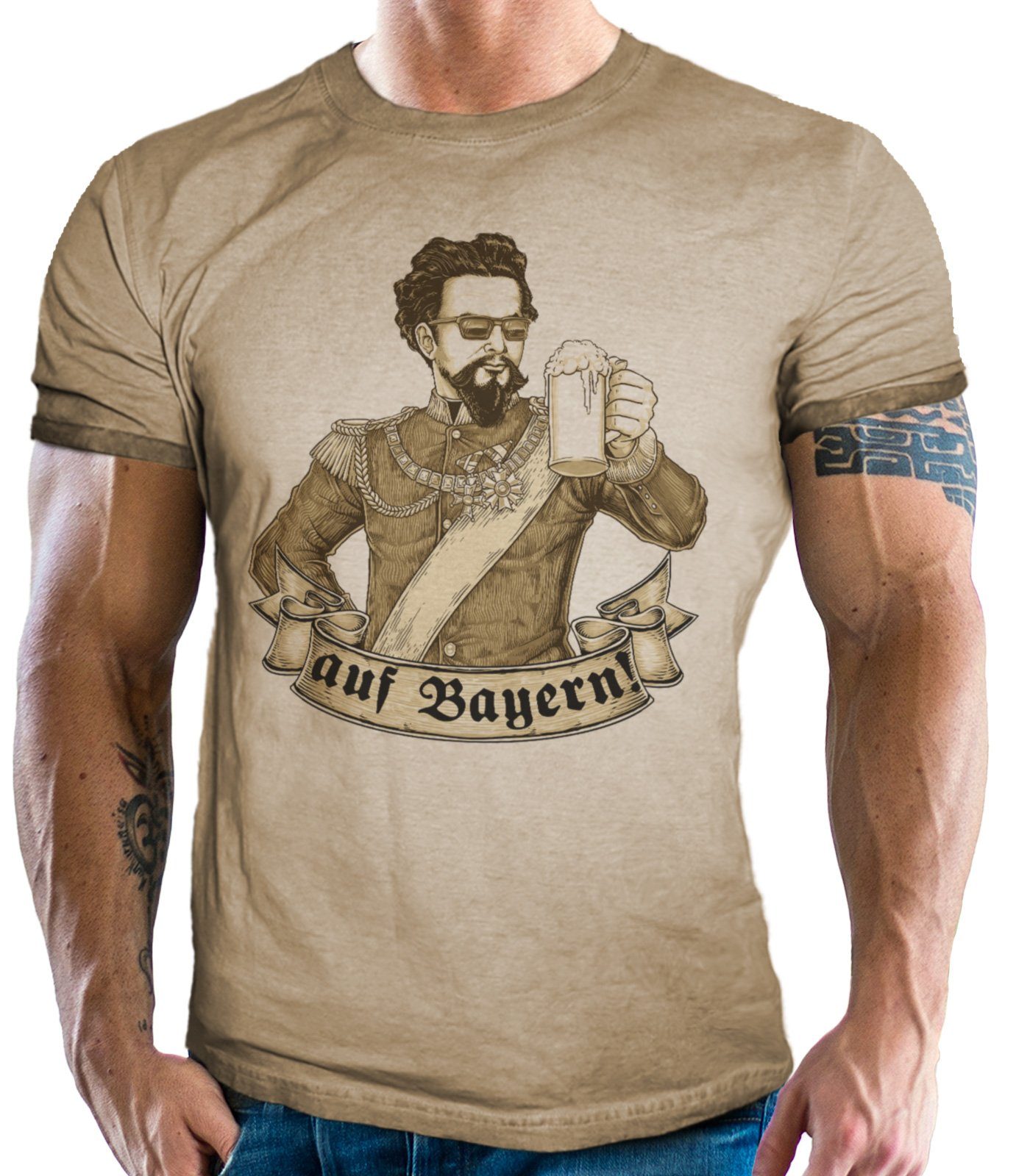 LOBO NEGRO® Trachtenshirt für echte Bayern günstig online kaufen