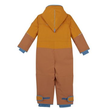 Finkid Schneeoverall Finkid Husky Haalari Winteroverall mit Besätzen Sunflower/Dove 100/110 Overrall Winteranzug Kinder Overall