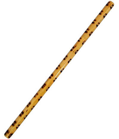 BAY-Sports Holzschwert Escrima Stock 65 cm Tiger Style Langstock Holzstock Arnis Stick Rattan (Naturprodukt, Stück), Geschält, glatt, Rattan, Bambus