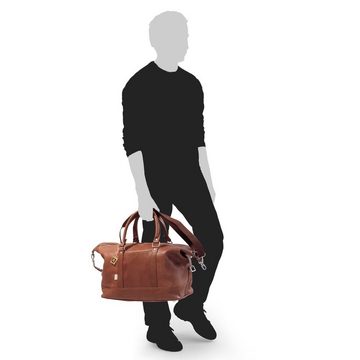 Jahn-Tasche Reisetasche Reisetasche / Weekender Gr. M Nappa-Leder Cognac-Braun Jahn-Tasche 698