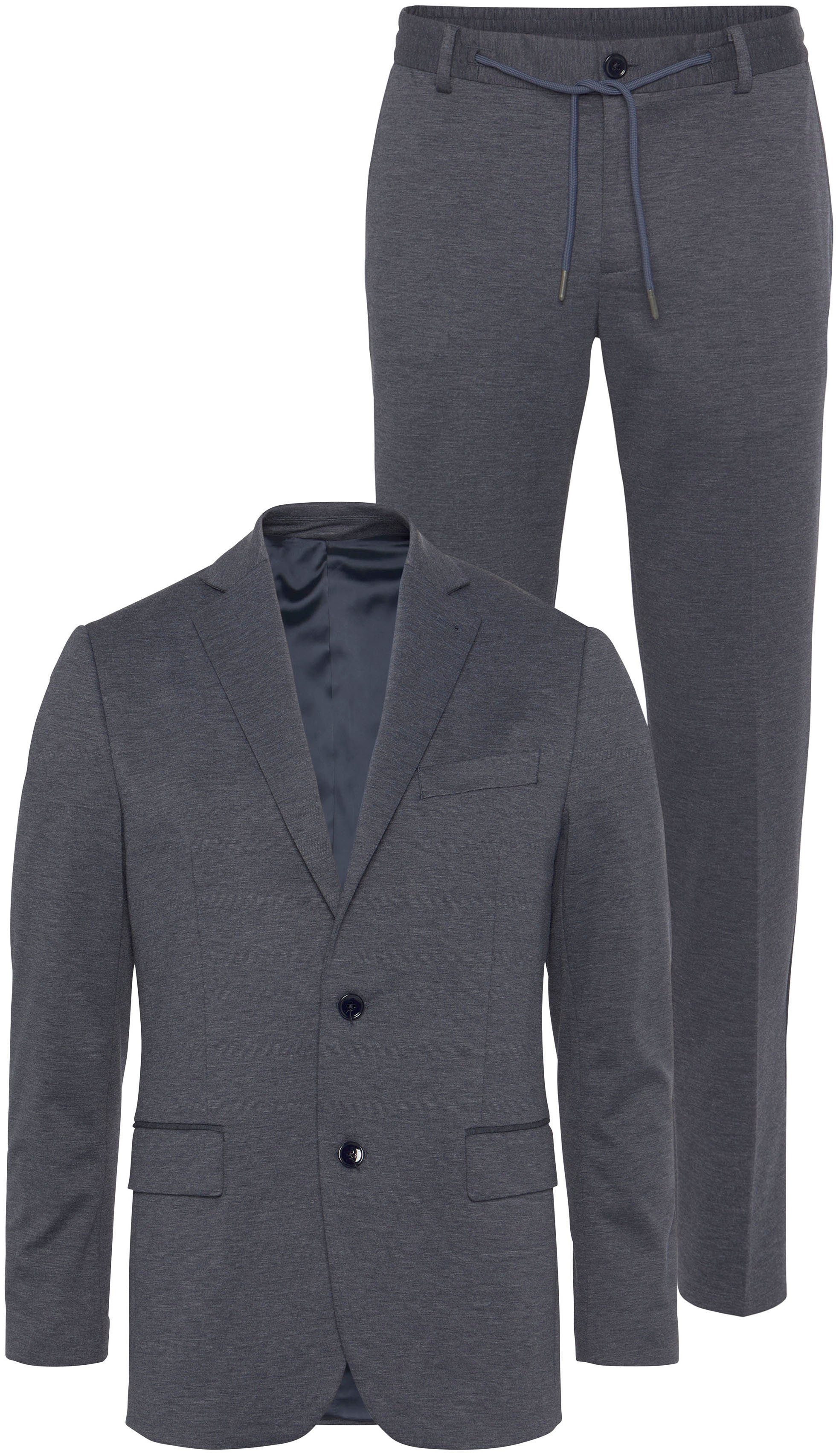 Bruno Banani Anzug Jersey (Sakko & Hose) elastische Qualität. Reduzierter Preis € 119,99. Unverbindliche Preisempfehlung € 169,99, (€ 119,99 pro 1 Stk)