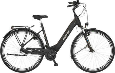 FISCHER Fahrrad E-Bike CITA 2.2I 522, 3 Gang Shimano Nexus Schaltwerk, Nabenschaltung, Mittelmotor, 522 Wh Akku, (Schloss)