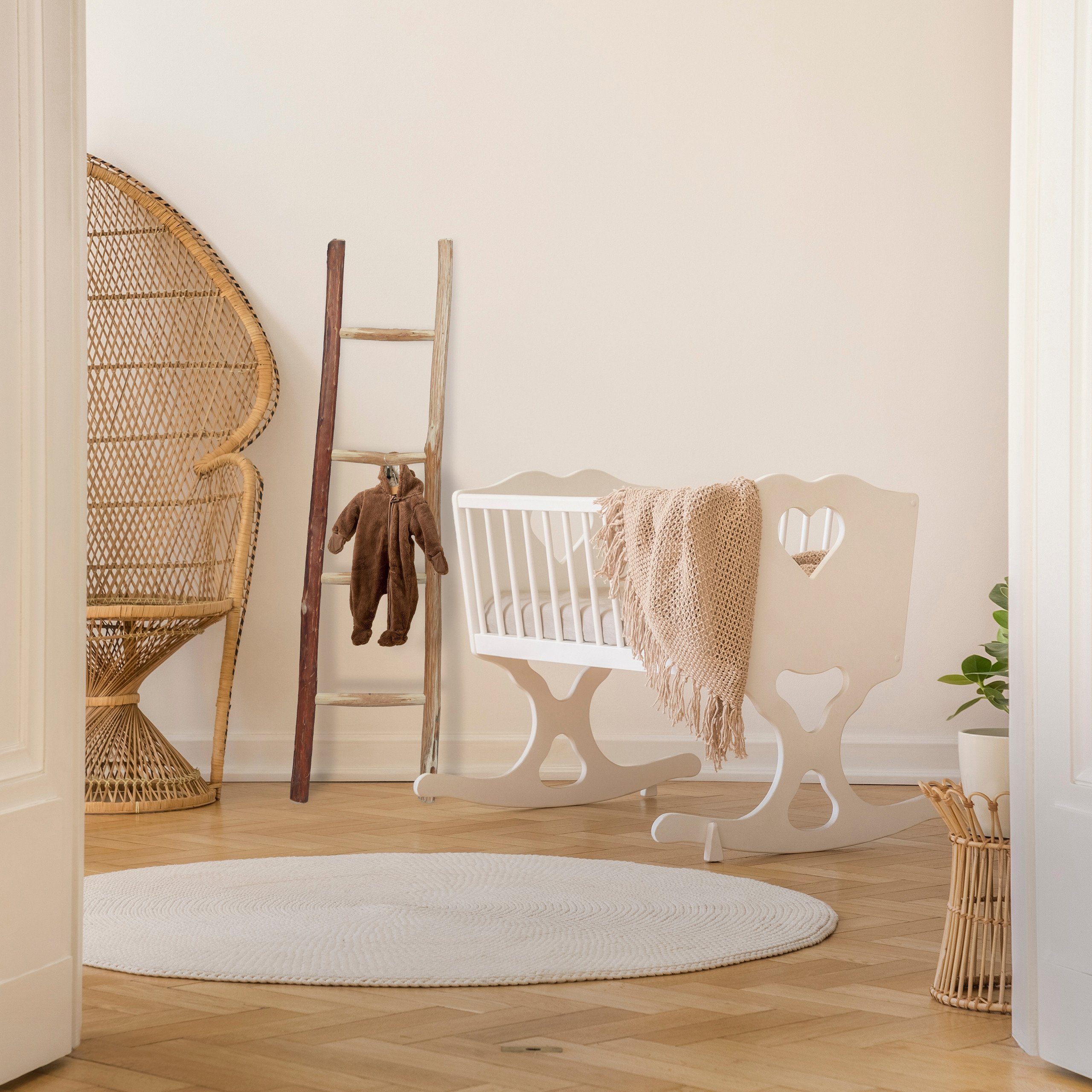 relaxdays Dekoleiter Kastanienholz XXL (1 St) – Bild 5 von 5