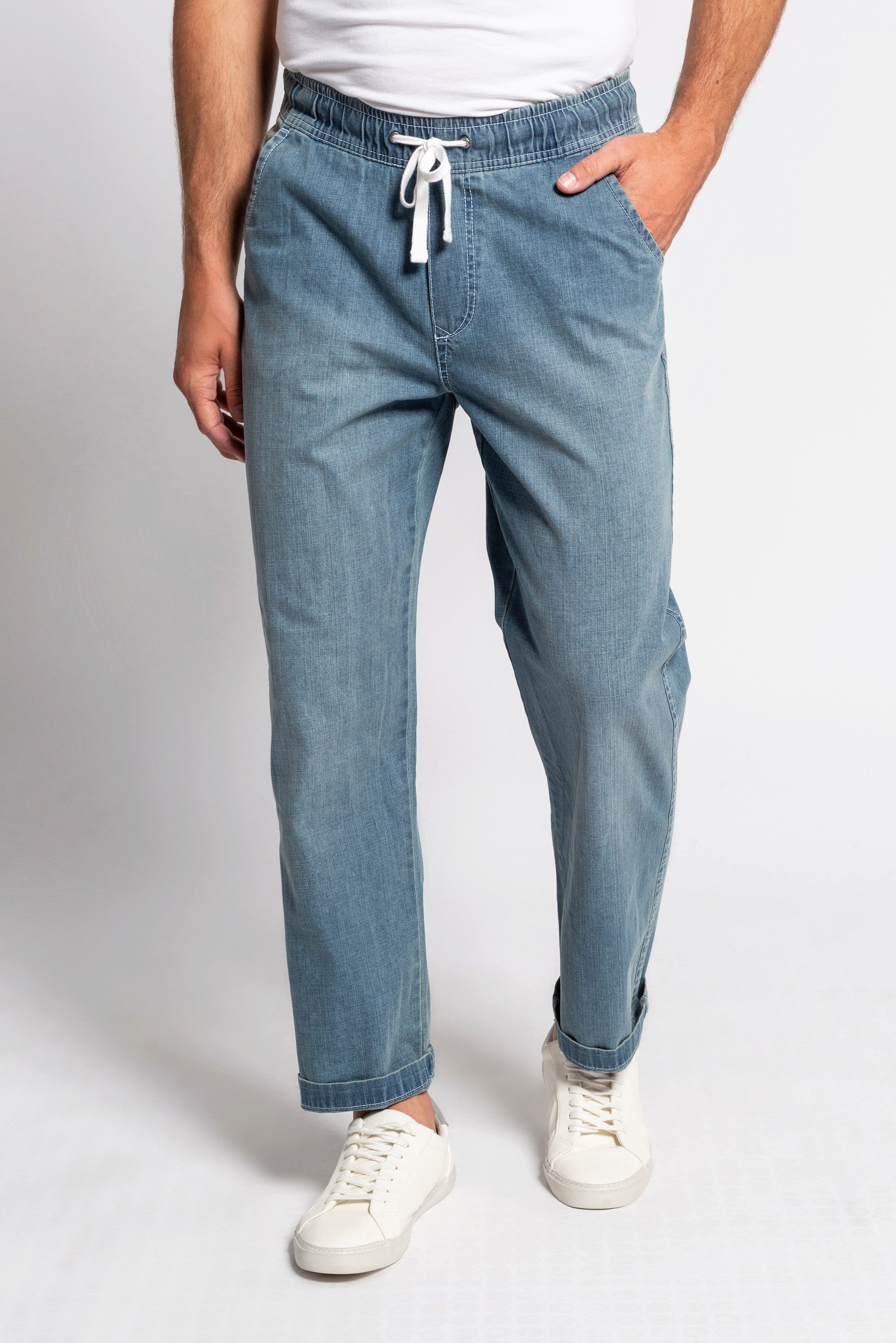 Schlupfhose Hose Jeanslook 4-Pocket Relaxed Fit