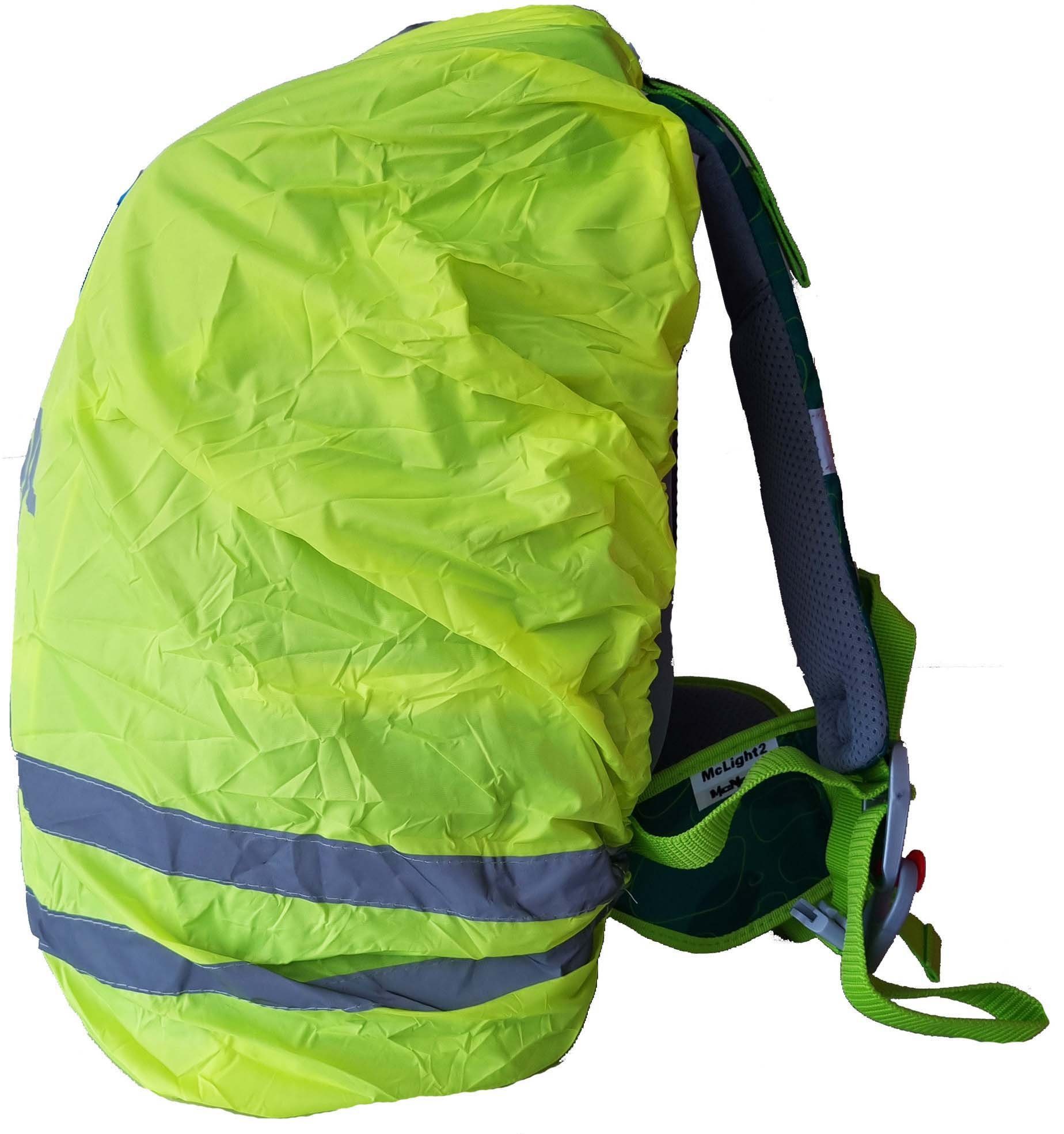 McNeill Rucksack-Regenschutz Regenhaube für McNeill Schulranzen, neongelb