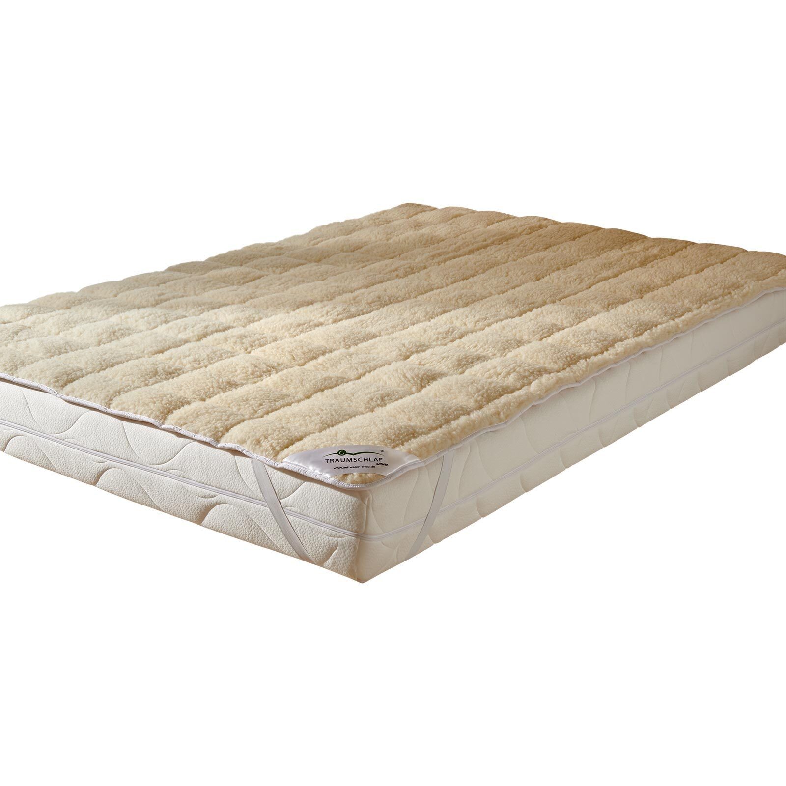 Matratzenauflage Nature Lammflor Unterbett Wende-Matratzenauflage TRAUMSCHLAF – Bild 5 von 5