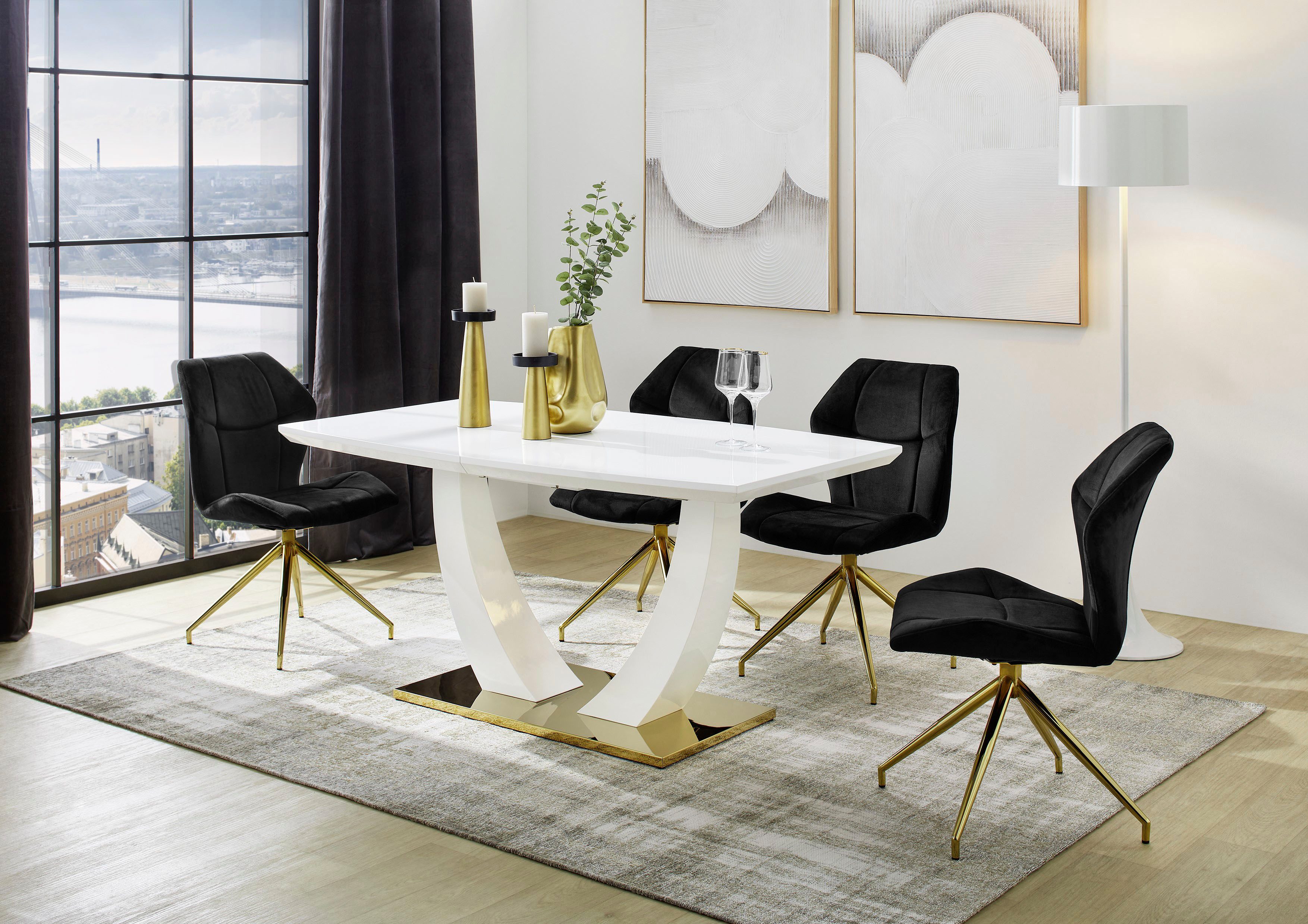 Jockenhöfer Gruppe Esstisch Alexandria, ausziehbar (160-200x90cm), günstig online kaufen