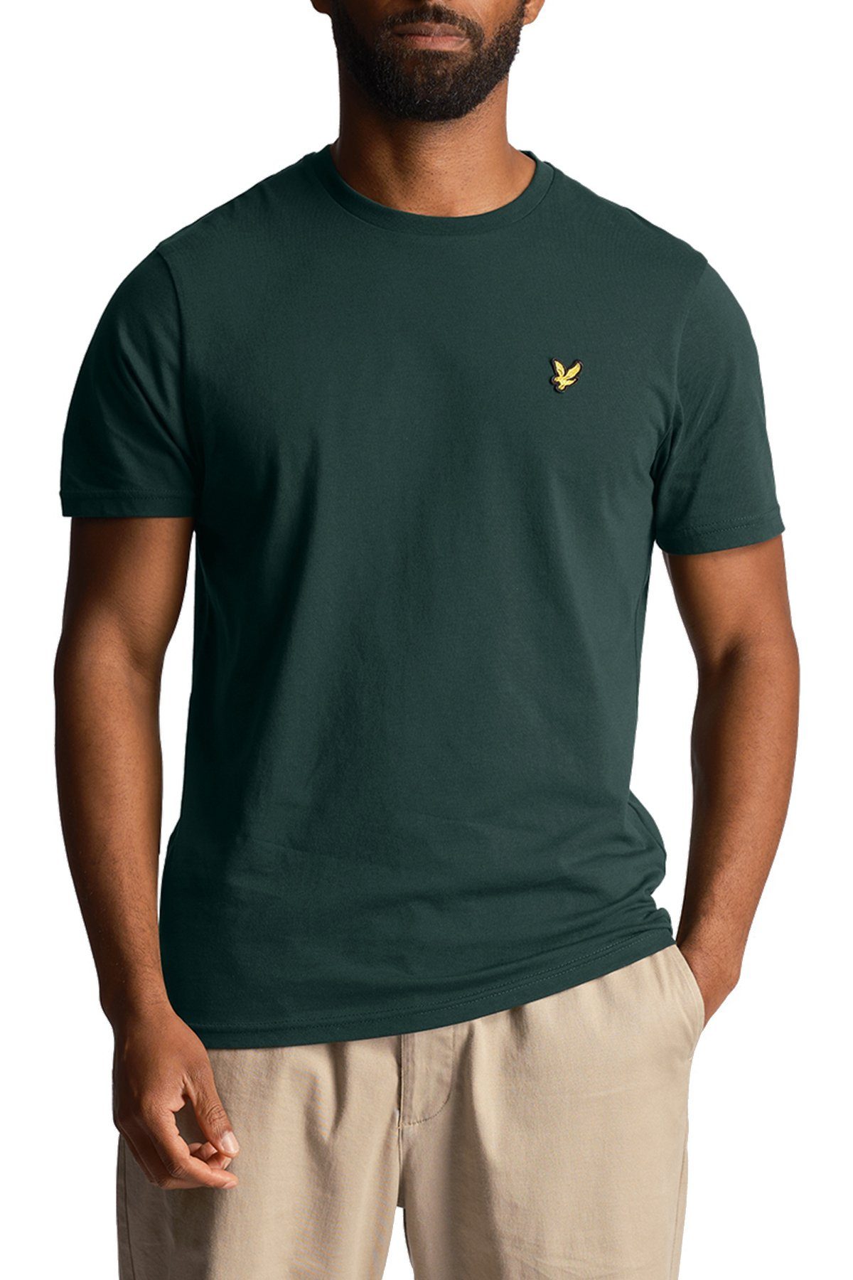 Lyle & Scott T-Shirt Aus 100% Baumwolle Gerader Schnitt