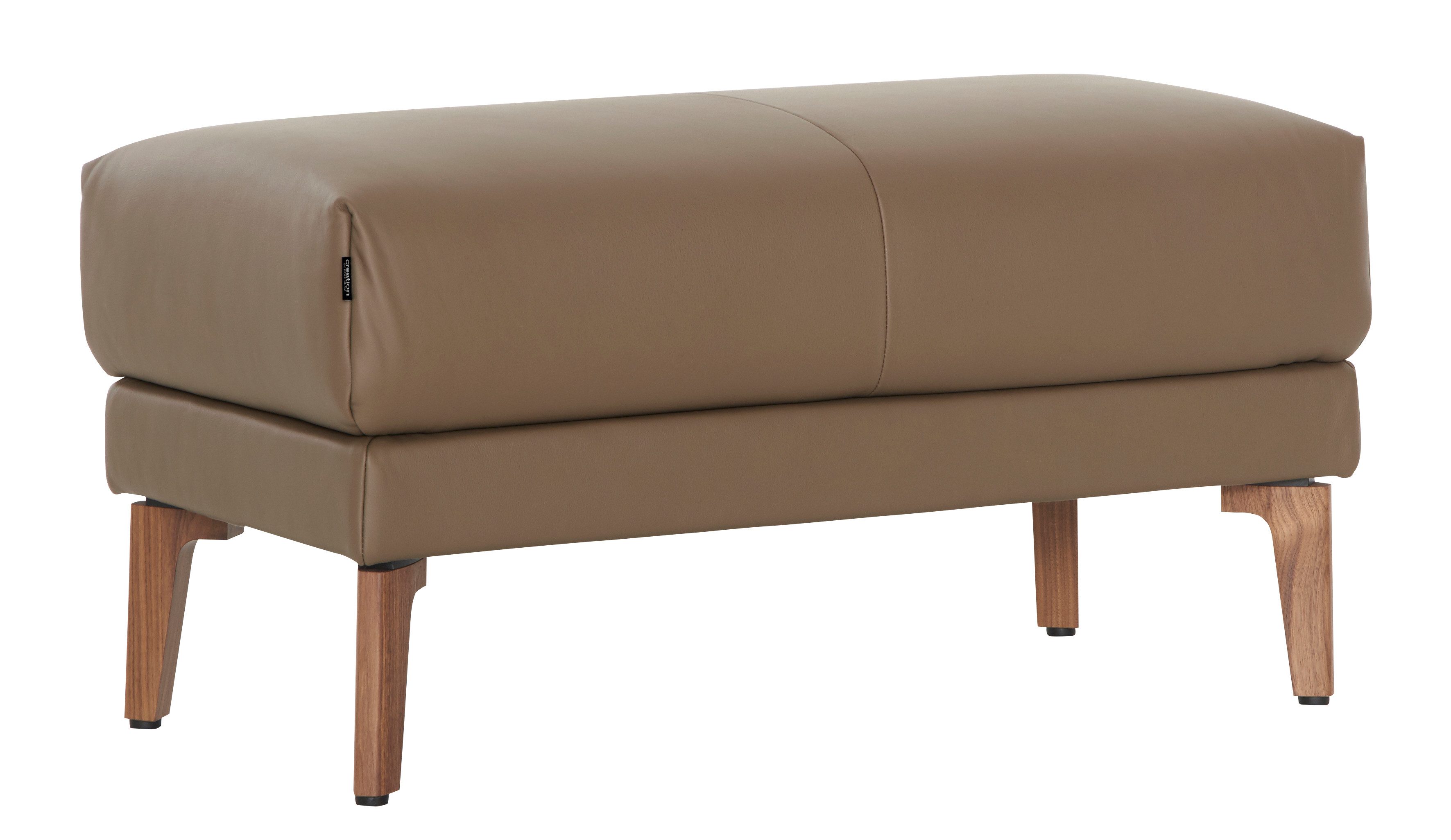 Creation BY ROLF BENZ Hockerbank CR.450, Sitzbank, Füße aus Massivholz