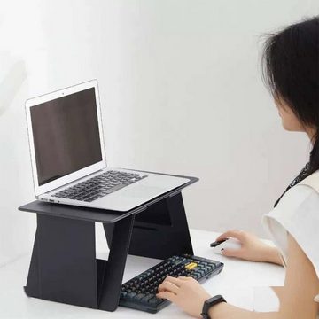 DOPWii Laptoptisch Laptop-Ständer, faltbarer verstellbarer Computer ständer, mit 2 Tischhöhen und 4 Winkeleinstellungen