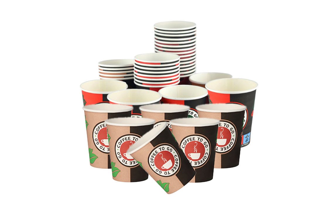Lauroo Coffee-to-go-Becher TO GO 200 ml, 8 oz Mehrweg Coffee to Go Becher (2 x 50) - 100 Stk., 1-tlg.