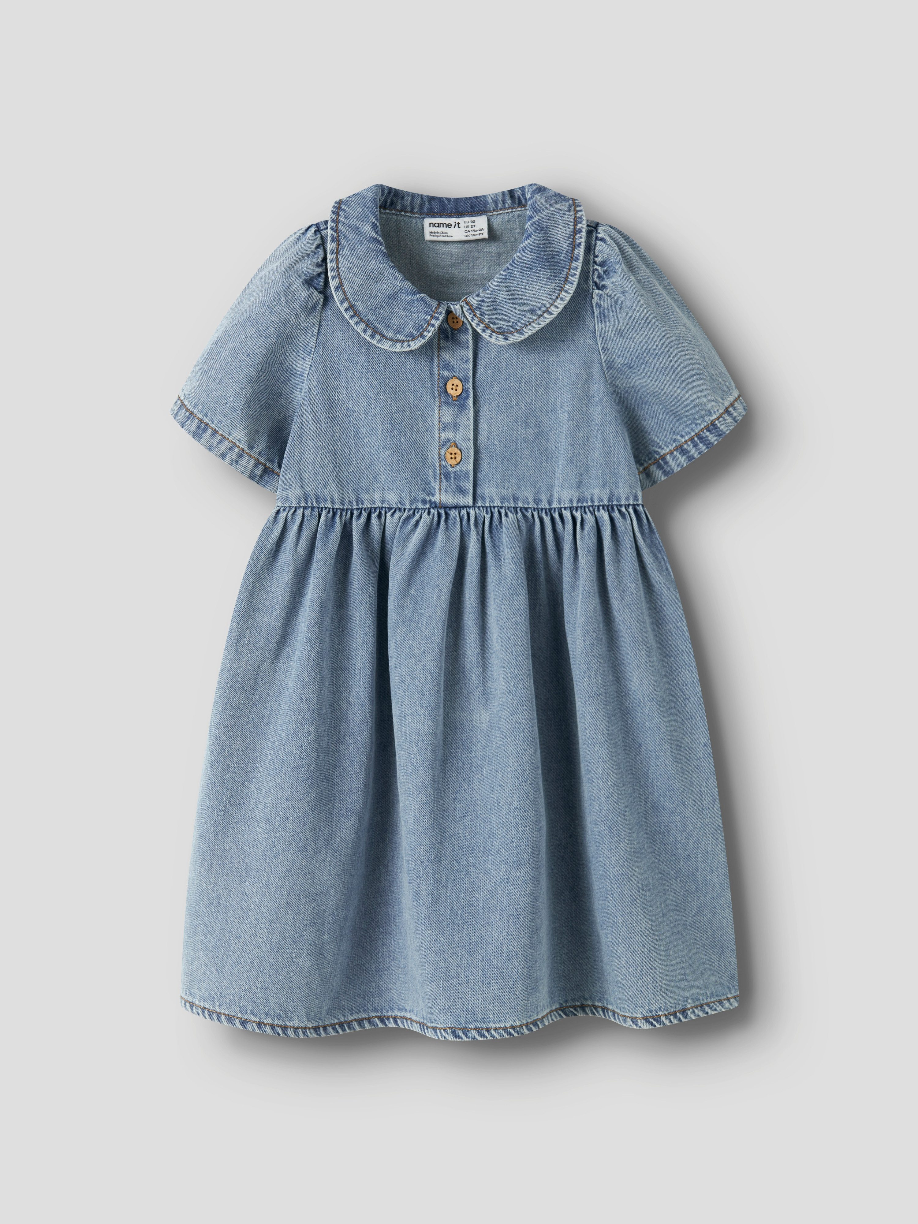 Name It Jeanskleid NMFPOPPY DNM DRESS 5011-OV H Baumwolle, relaxed fit