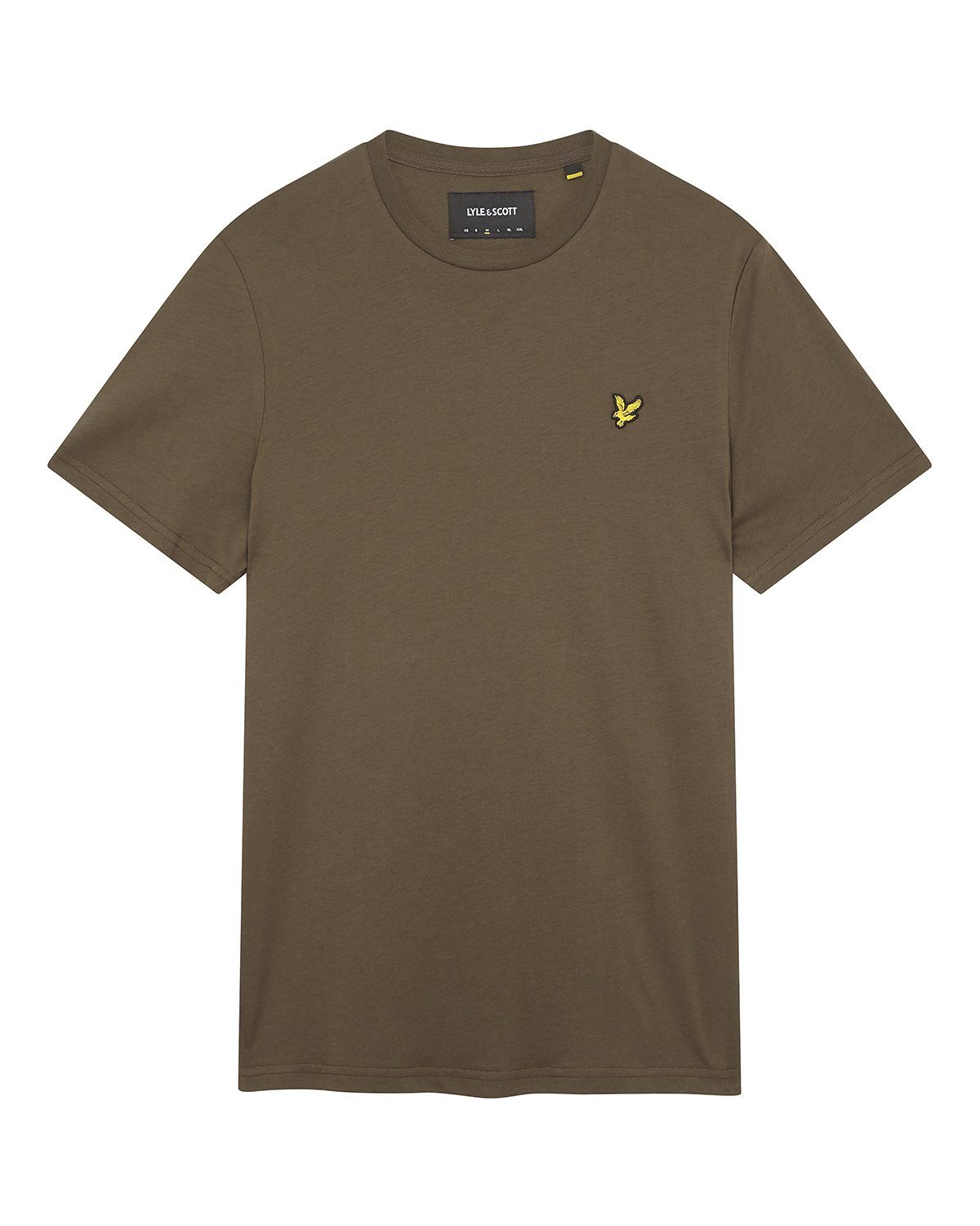 Olivgrün Schnitt T-Shirt Scott Baumwolle Aus Gerader & 100% Lyle