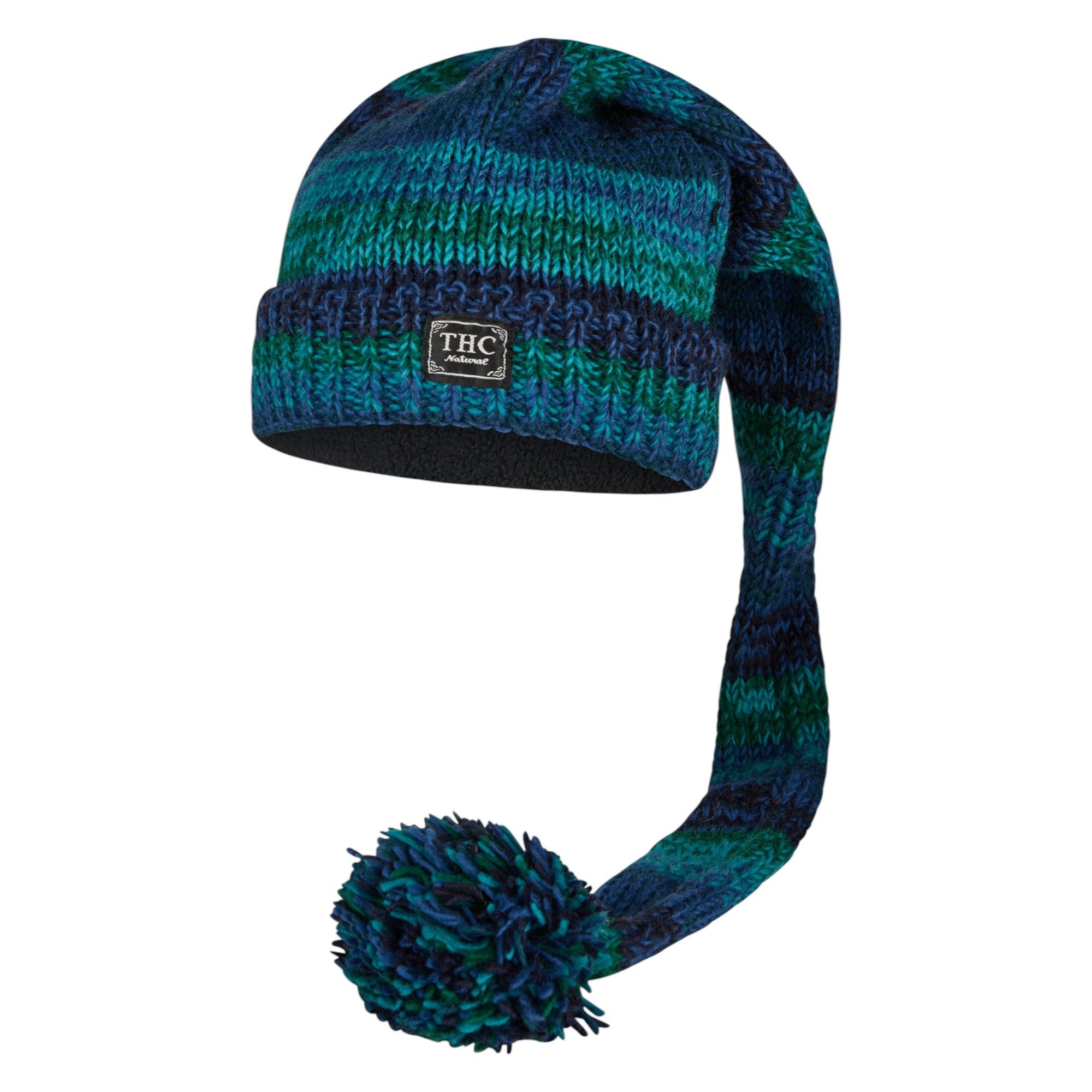 THC Natural Line Strickmütze THC Schafwoll Zipfelmütze 806 blau (1 Stück, 1 günstig online kaufen