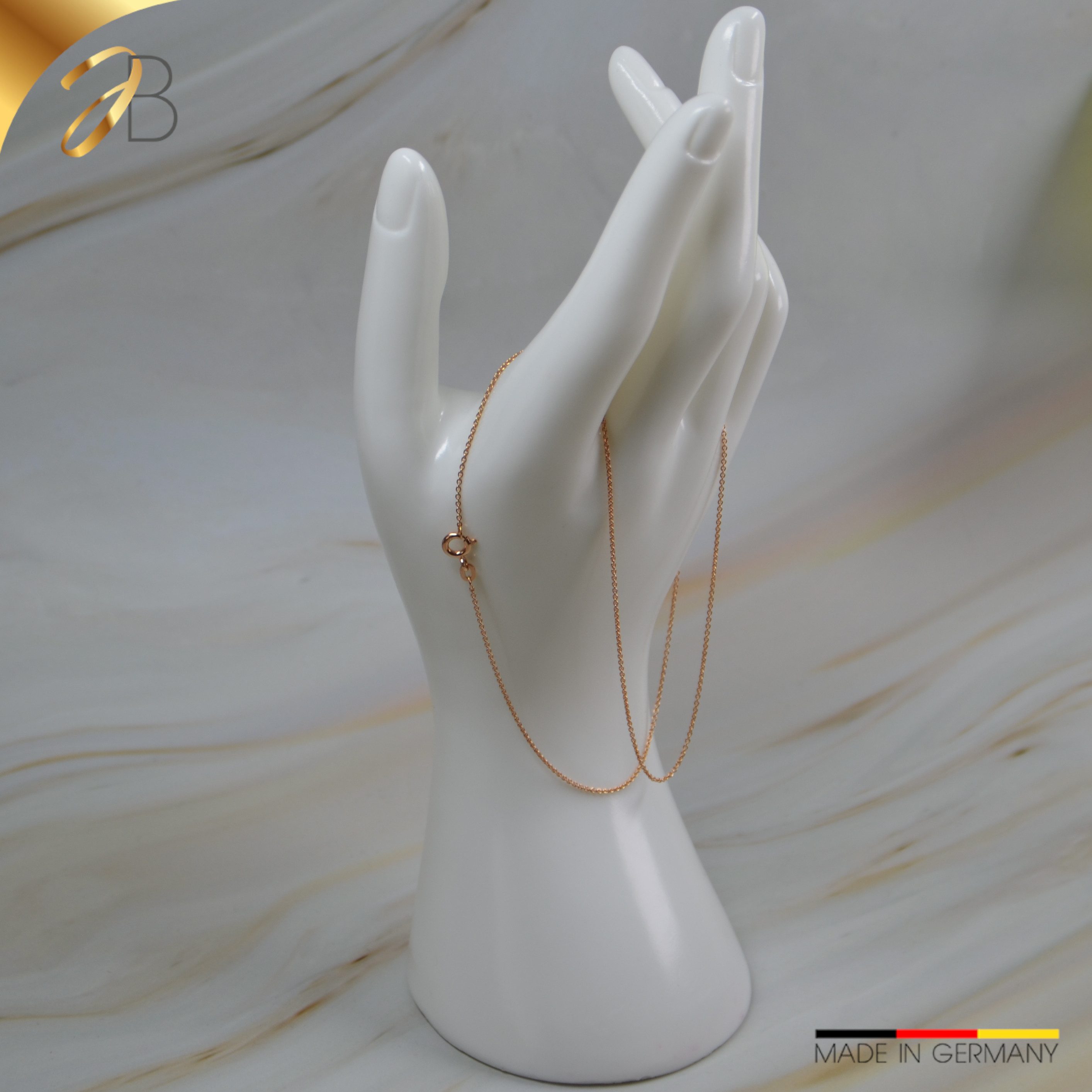 Joyes Boutique Goldkette JB Damen Goldkette Ankerkette rund 1,1 mm Rotgold günstig online kaufen