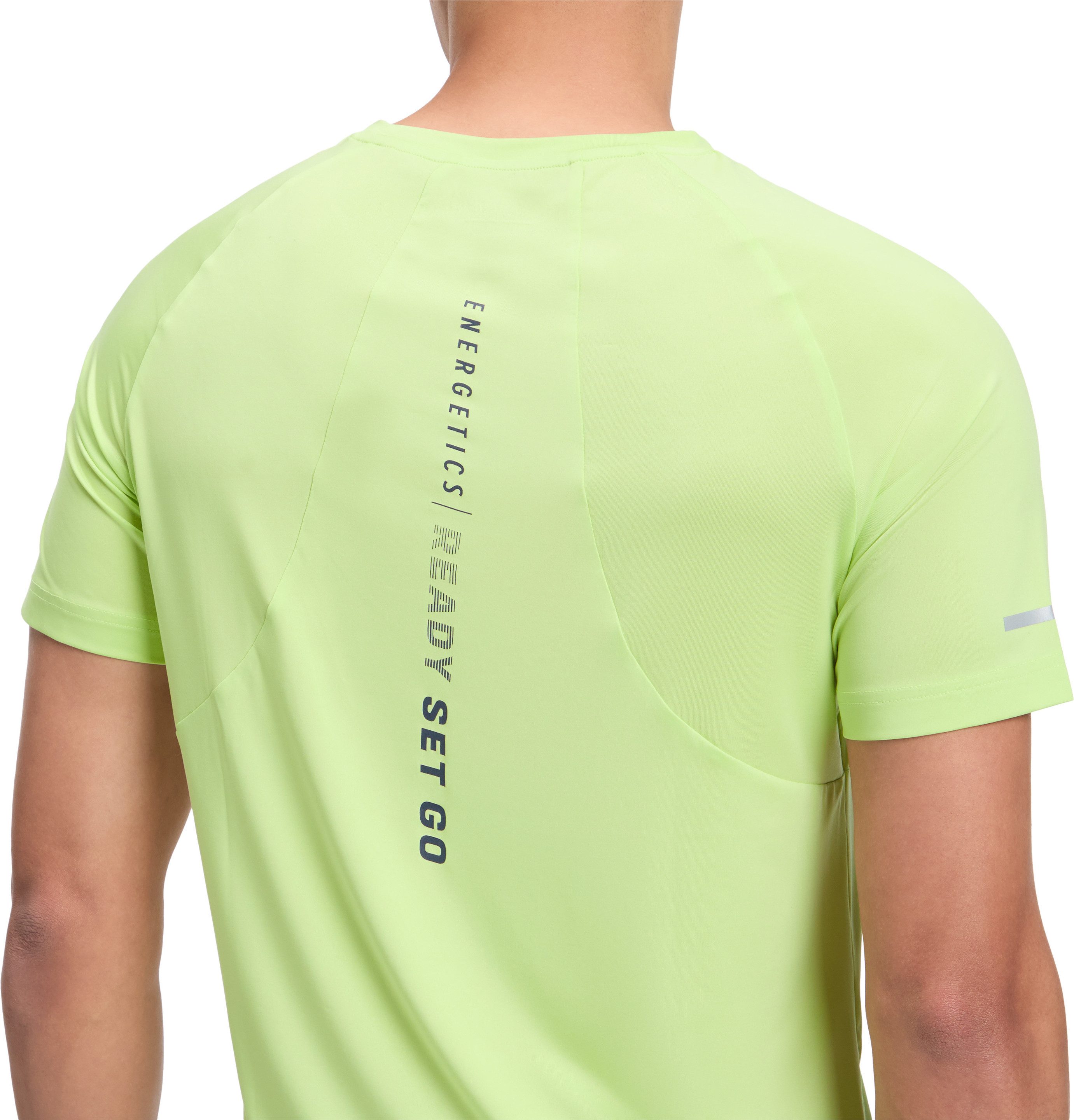 Energetics Laufshirt HE.-T-SHIRT ELLAZOR II SHORT SLEEVE M mit kurzen Ärmeln, aus Polyester und Elasthan, Regular Fit