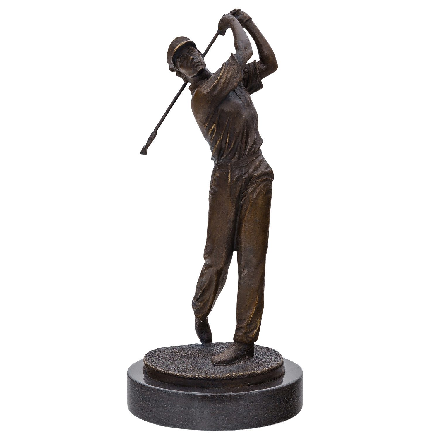 Aubaho Dekoobjekt Bronzeskulptur Golfer Stein Moderne Skulptur Figur Statue Antik-Stil 3. € 210,00
