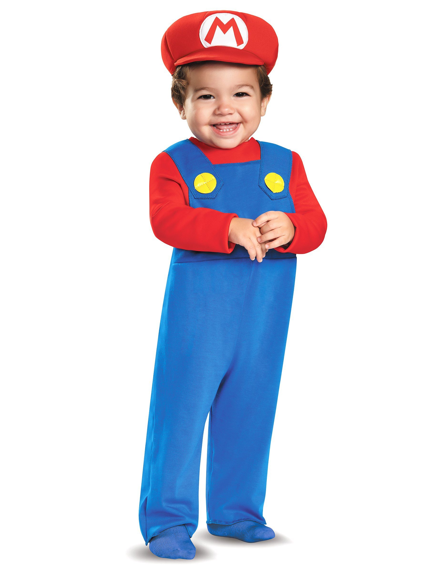 Disguise Kostüm Mario-Kleinkinderkostüm Nintendo-Lizenzkostüm blau-rot