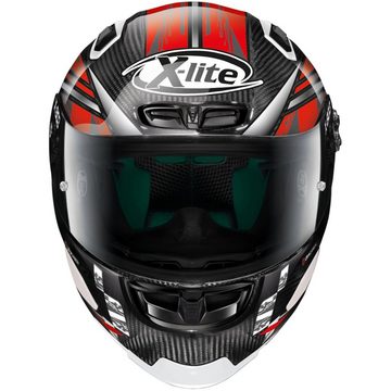 X-lite Motorradhelm X-Lite X-803 RS Ultra Carbon MotoGP Carbon / Rot Integralhelm L