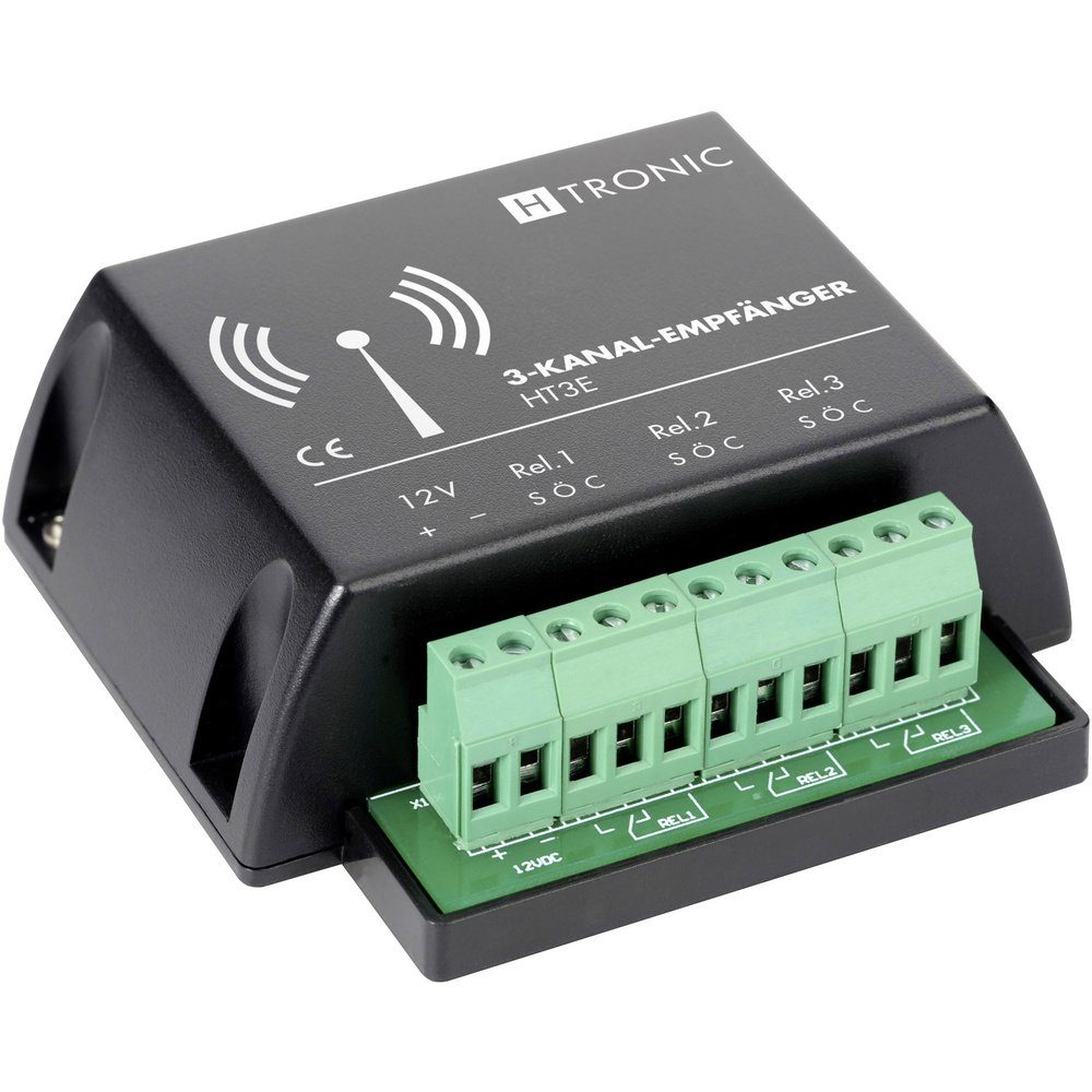 H-Tronic H-Tronic HT3E Funkempfänger 3-Kanal Frequenz 868.35 MHz 12 V/DC Smart-Home-Steuerelement