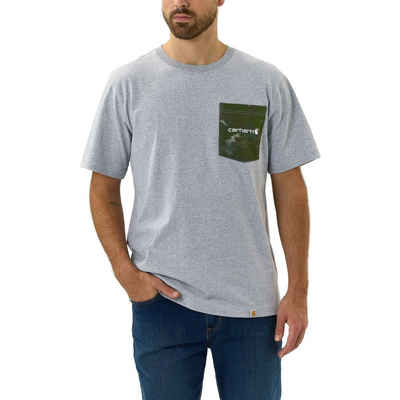 Carhartt Print-Shirt Relaxed Fit Heavyweight Pocket Graphic Camo