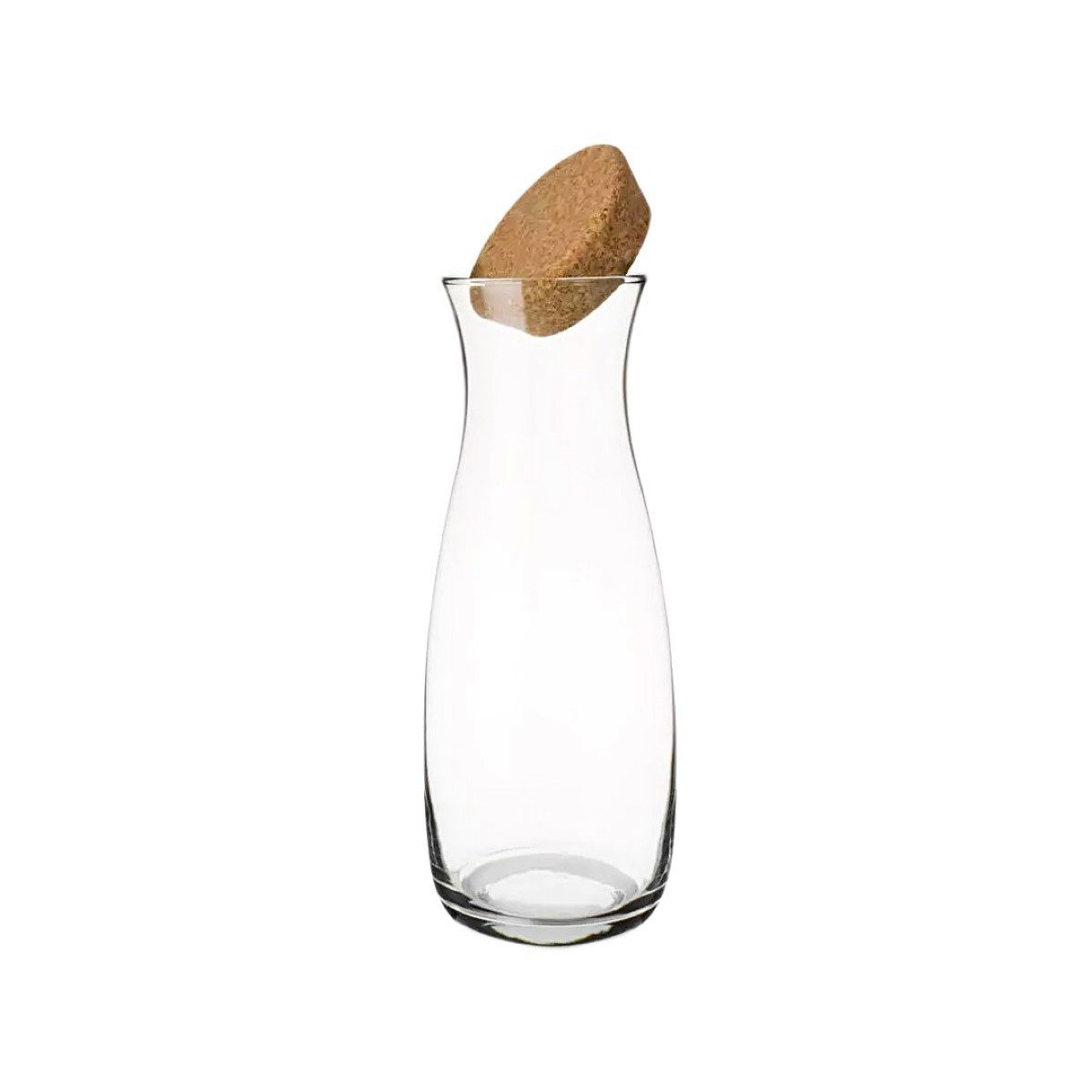 Pasabahce Karaffe Amphora Karaffe 1,18 L aus Glas mit Korkdeckel, (1-tlg)