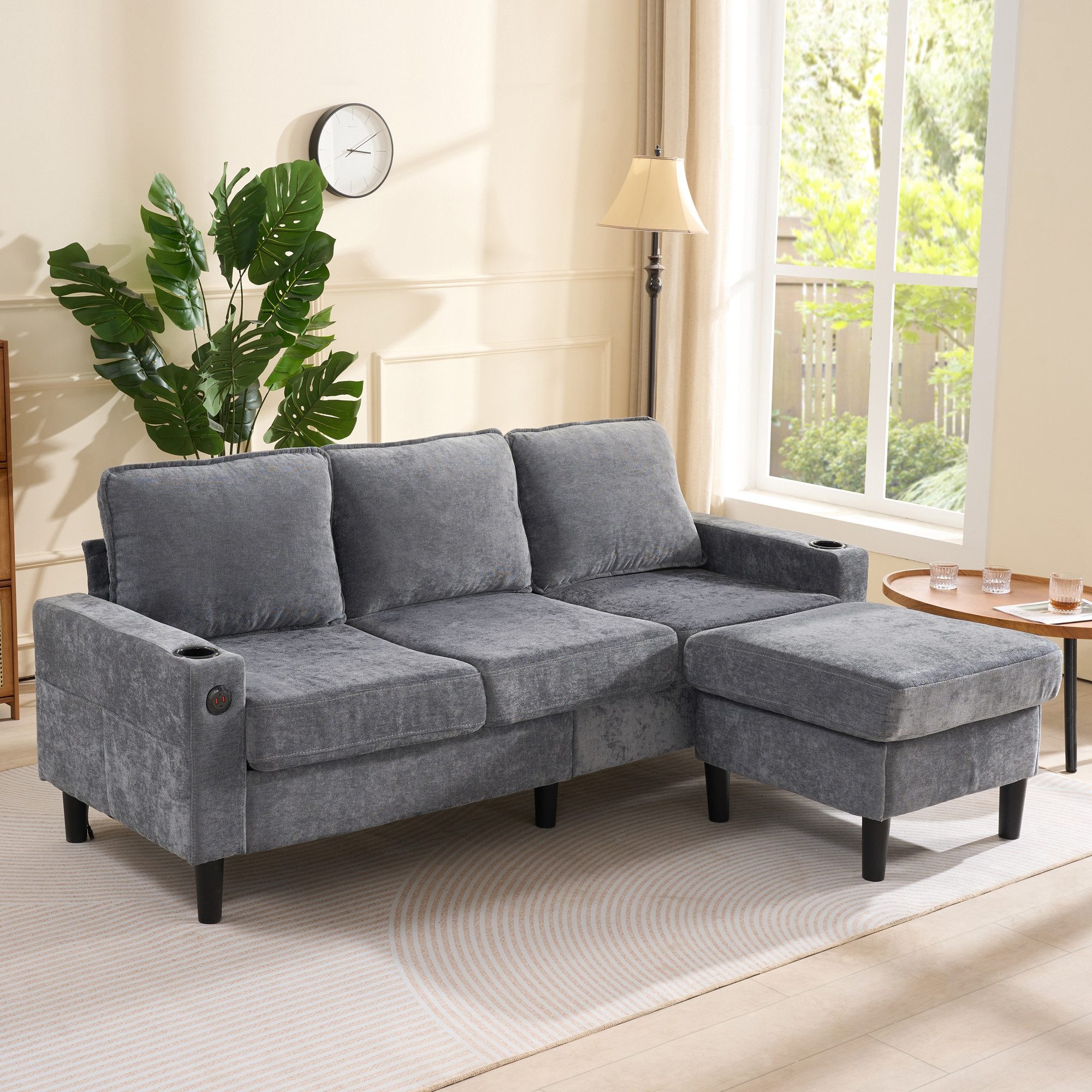 HAUSS SPOLE Schlafsofa Couch mit USB- günstig online kaufen