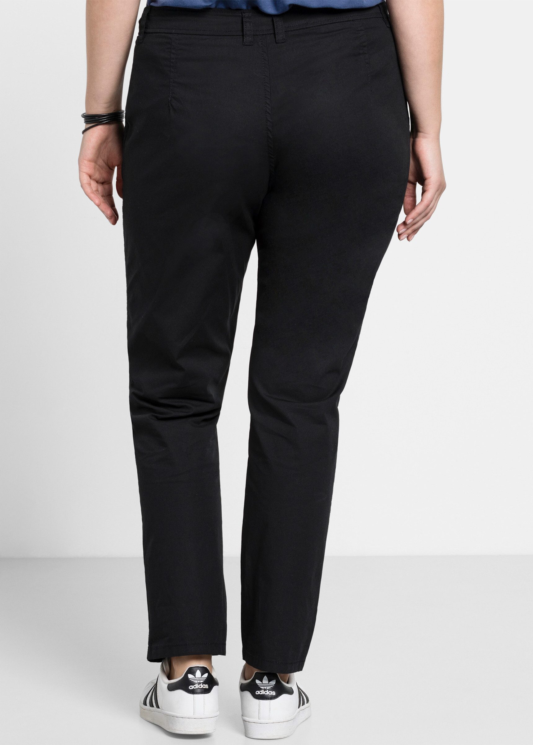 Sheego Jerseyhose Chinohose Länge ca. 76 günstig online kaufen