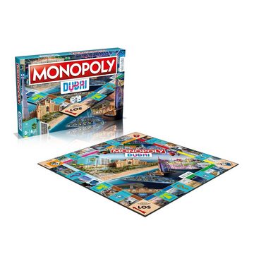 Winning Moves Spiel, Brettspiel Monopoly Dubai + Top Trumps & Puzzle (1000 Teile)