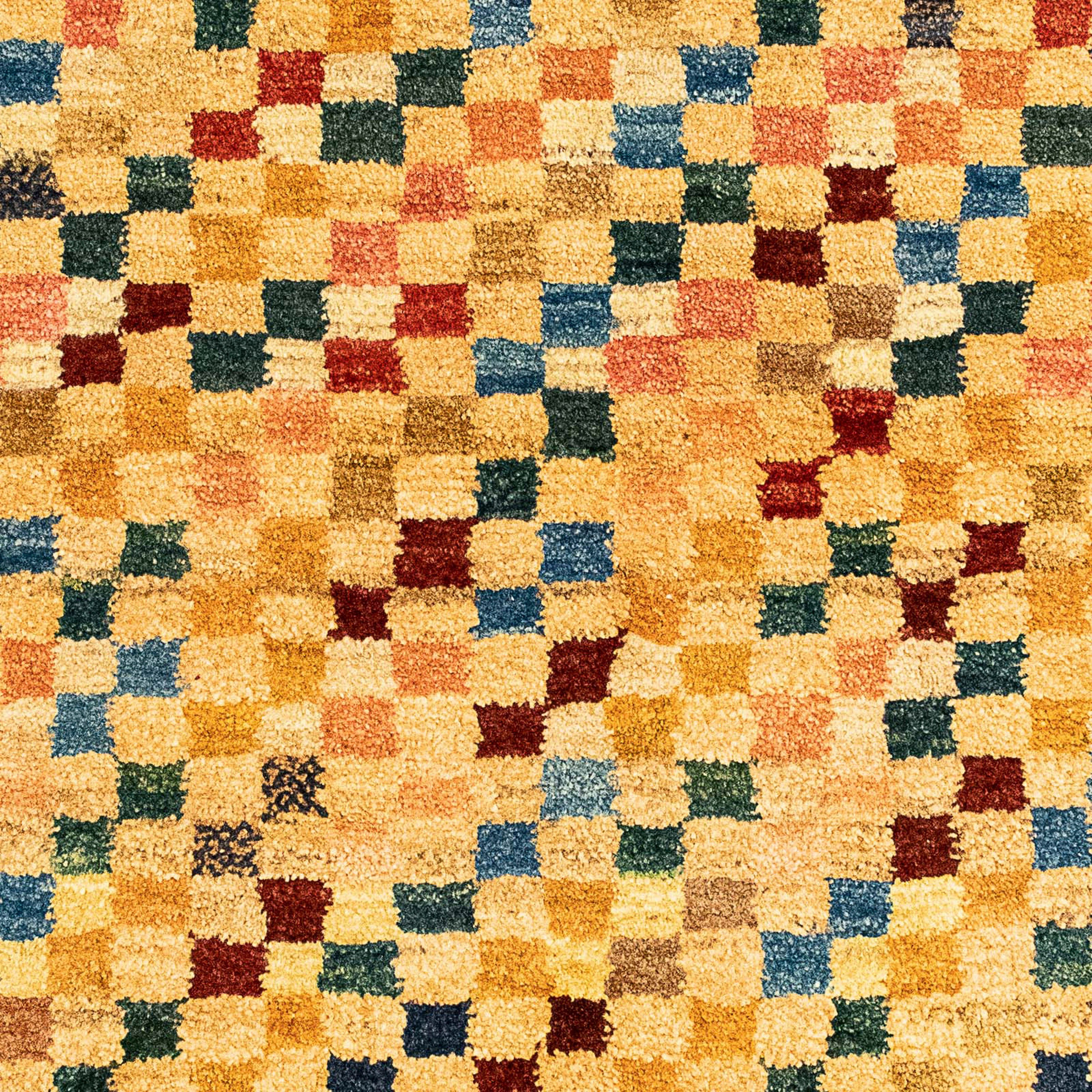 Wollteppich Gabbeh beige, cm mit Höhe: Einzelstück 18 - Perser 139 - morgenland, x Zertifikat Handgeknüpft, 78 rechteckig, - Wohnzimmer, mm