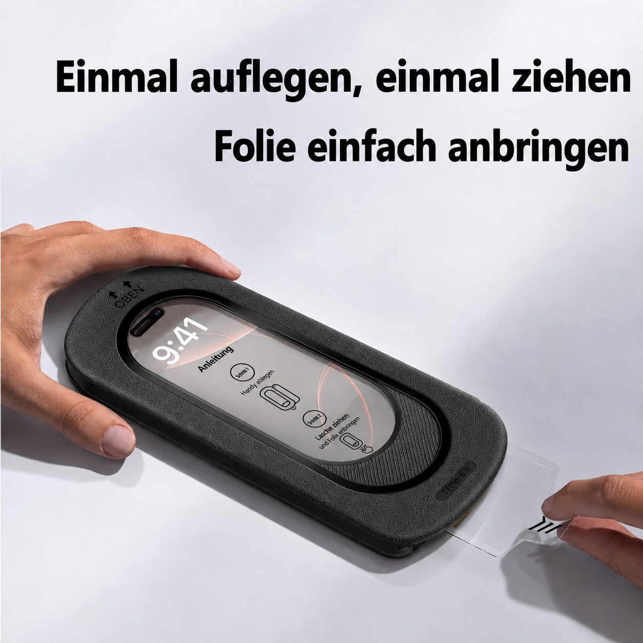 TK-Handel Displayschutzfolie panzerglas 9H Montagehilfe Schutzglas Schutzfolie Glas Folie für iPhone 12 Pro iPhone 12, Displayschutzfolie, Displayschutz, Hartgl – Bild 5 von 5