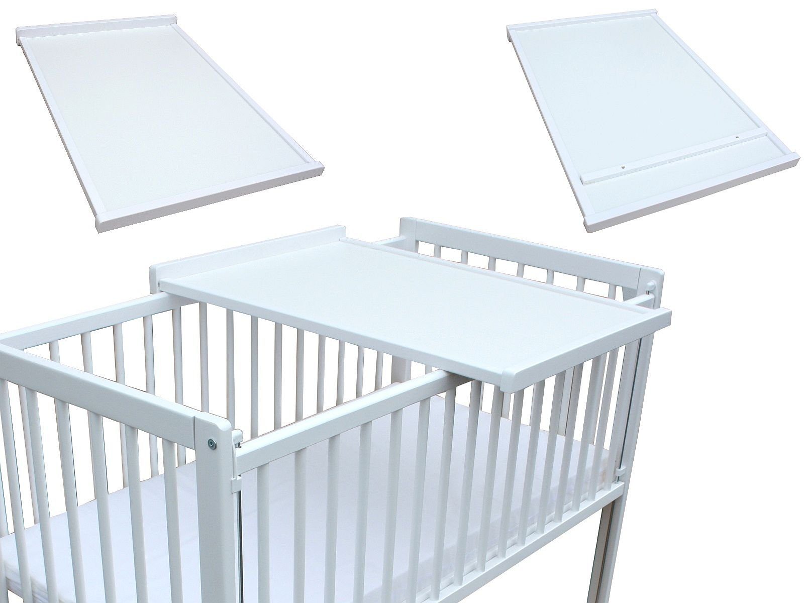 Micoland Wickeltisch Wickelbrett / Wickeltisch Kiefer für Betten 120x60 cm günstig online kaufen