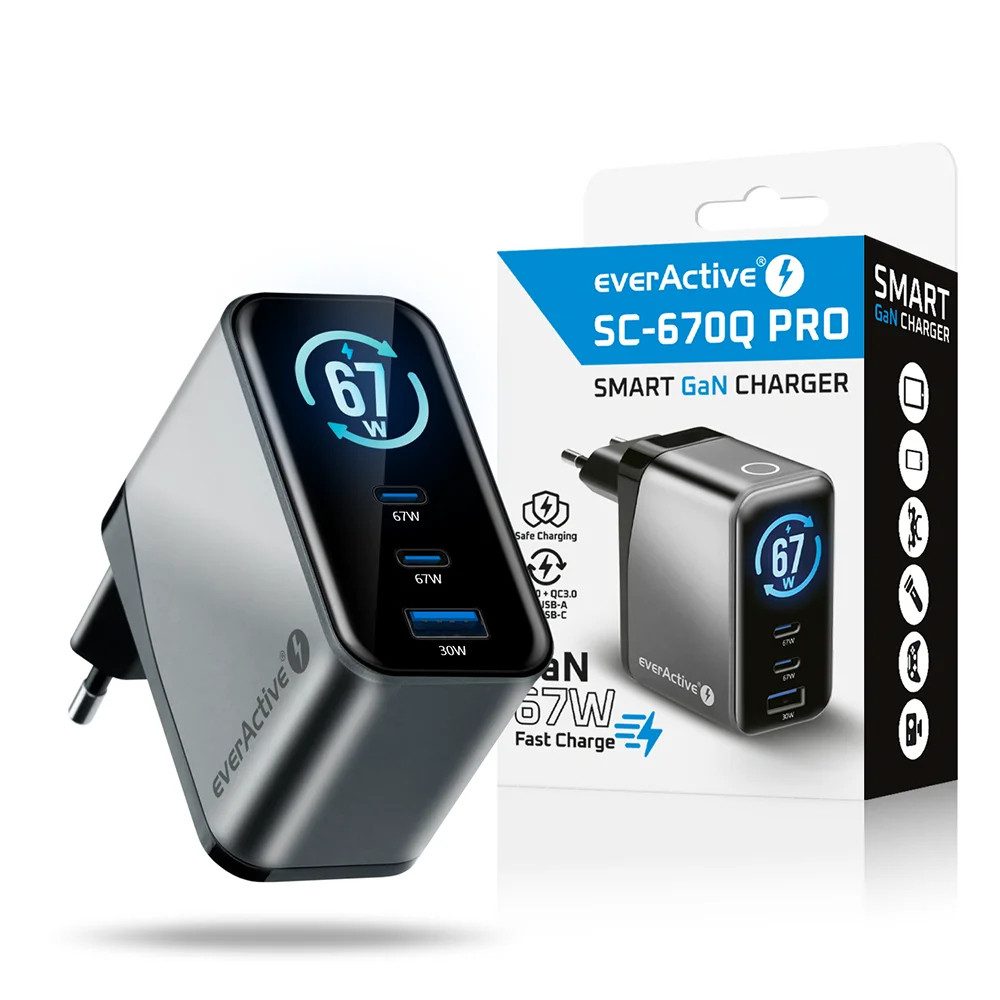 everActive SC-670Q PRO 67W USB-Adapter