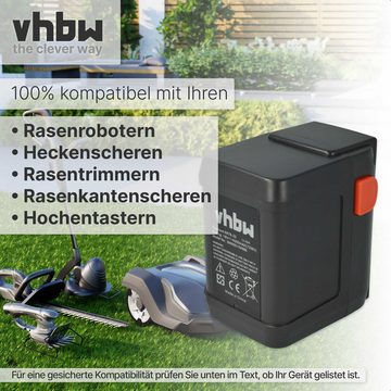 vhbw kompatibel mit Gardena Heckenschere EasyCut 50-Li (8873-20), EasyCut Akku Li-Ion 4000 mAh (18 V)