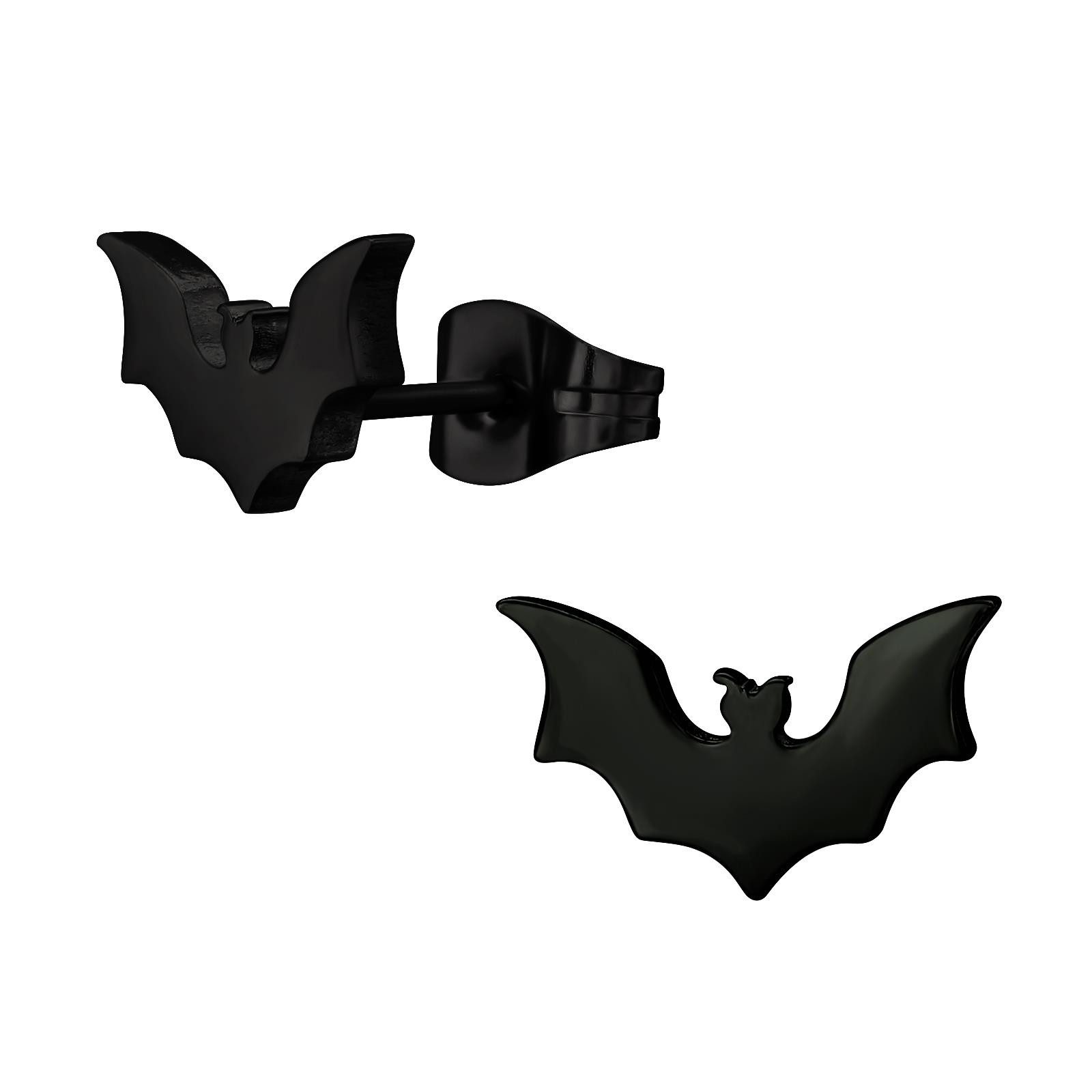 Monkimau Ohrring-Set Fledermaus Kinder Ohrringe Chirurgenstahl Mädchen Geschenk, Hypoallergen
