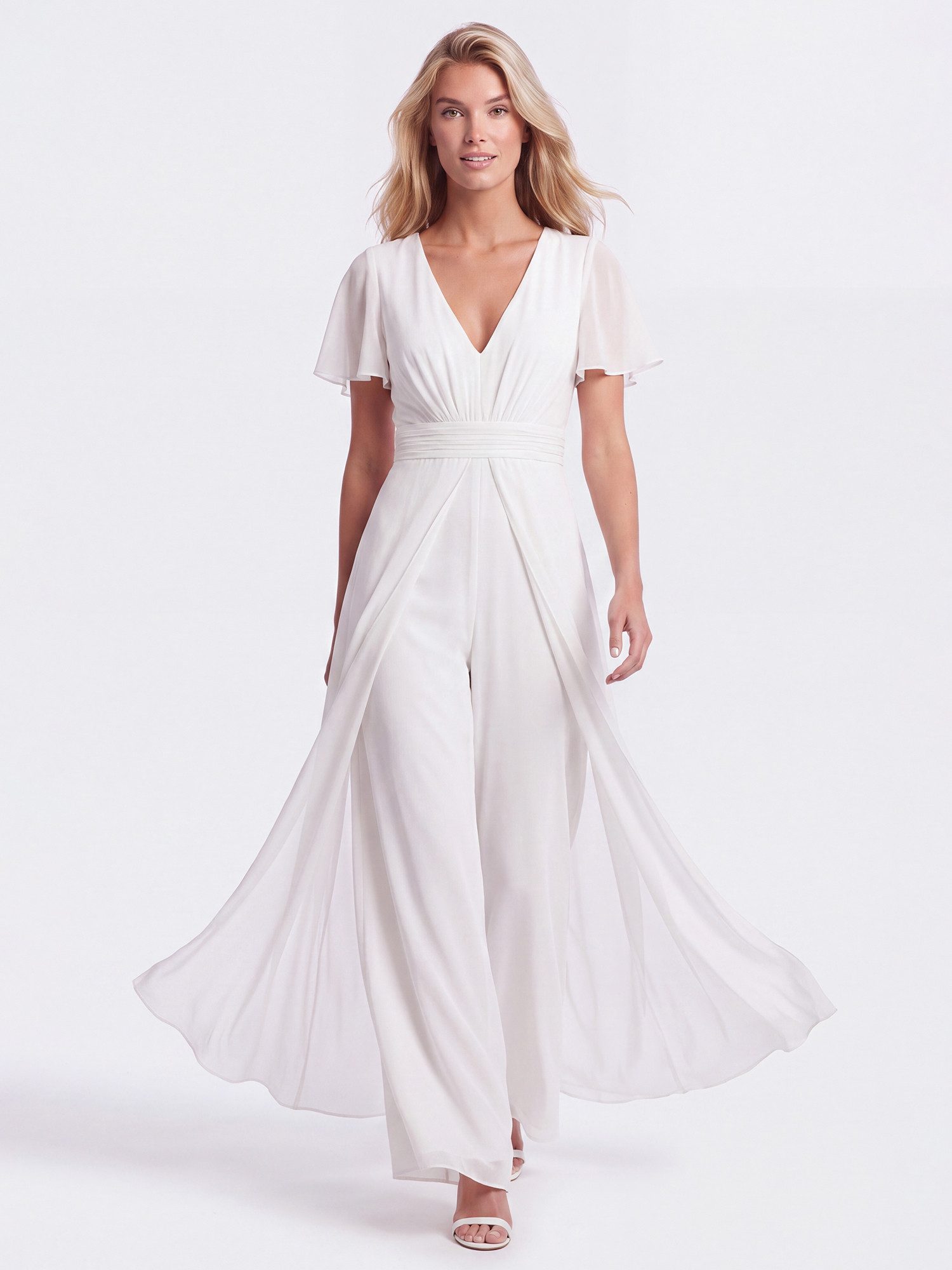 Apart Jumpsuit mit fließendem Beinverlauf