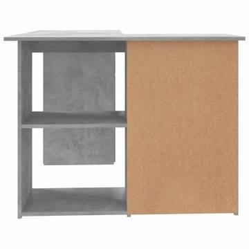 vidaXL Schreibtisch Eckschreibtisch Betongrau 145x100x76 cm Holzwerkstoff