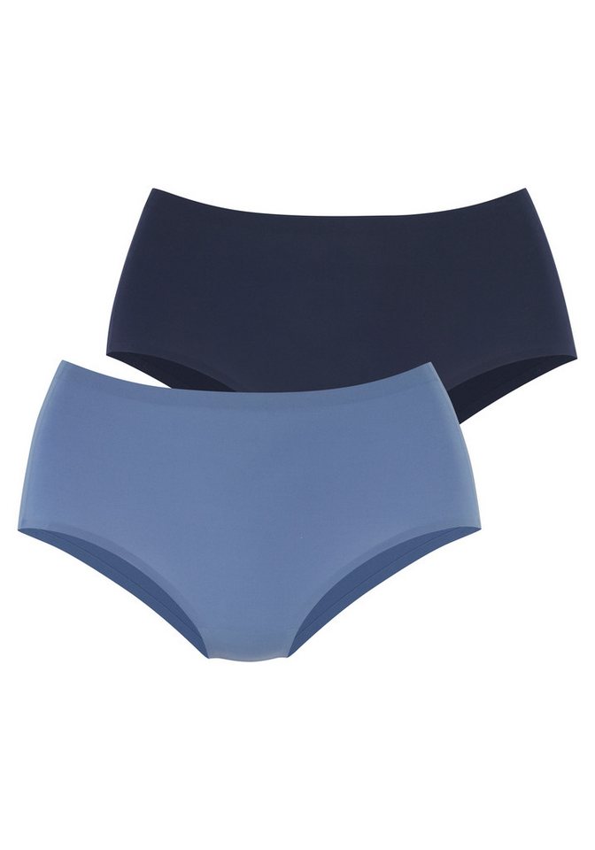 LASCANA Taillenslip Superstretch (2er-Pack) nahtlose Verarbeitung, leichte Mikrofaserqualität