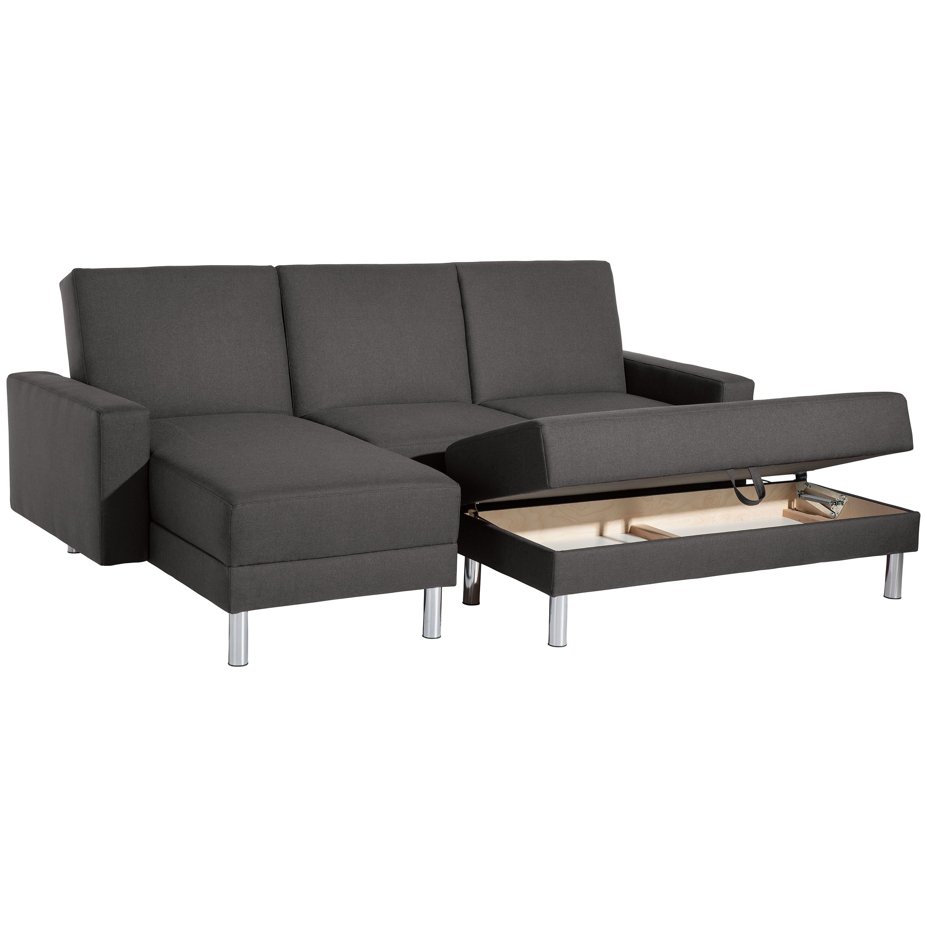 Max Winzer® Ecksofa Just Fashion, Funktionssofa mit Hocker