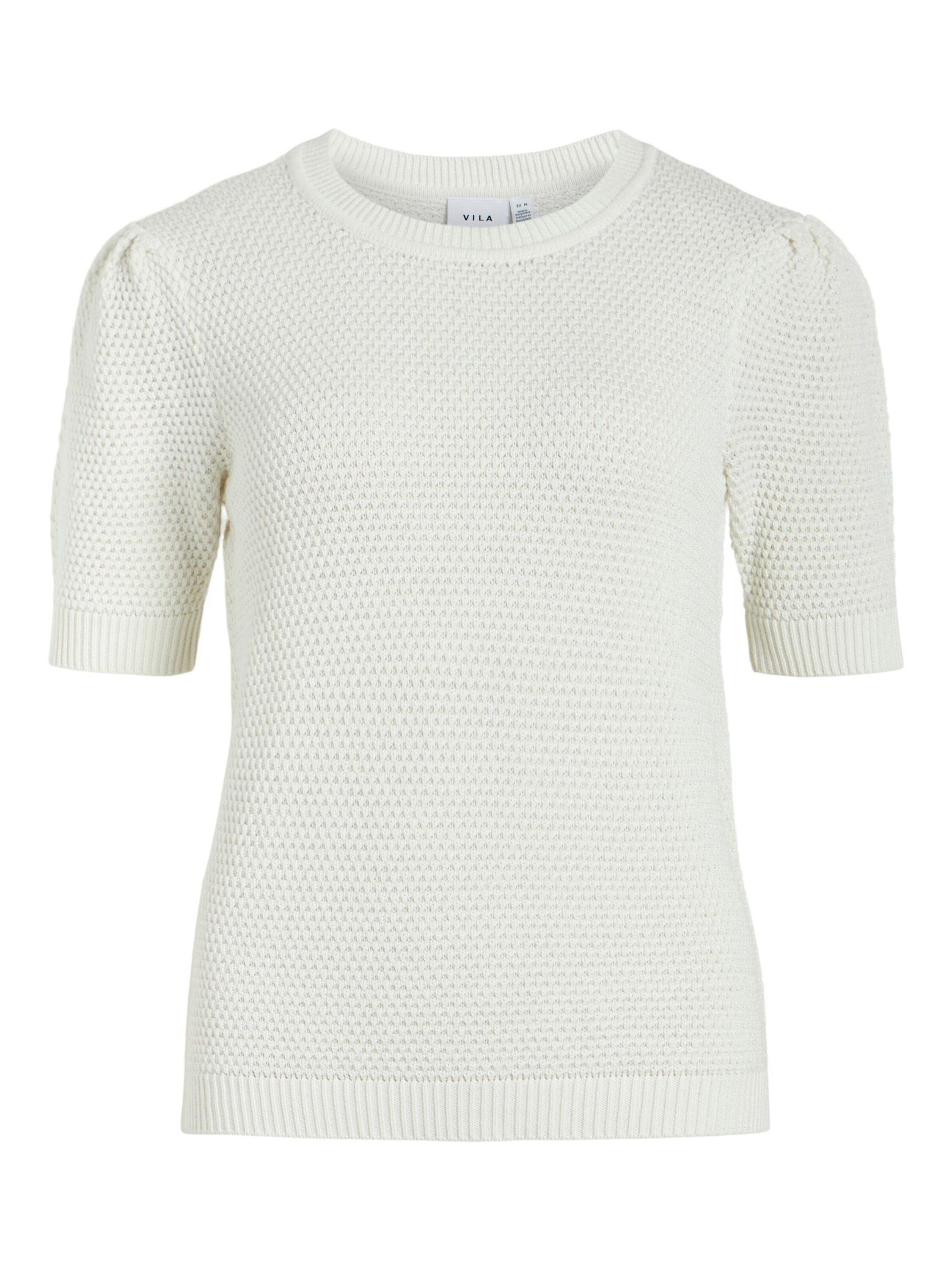 Vila Strickpullover VIDalo (1-tlg) Drapiert/gerafft günstig online kaufen